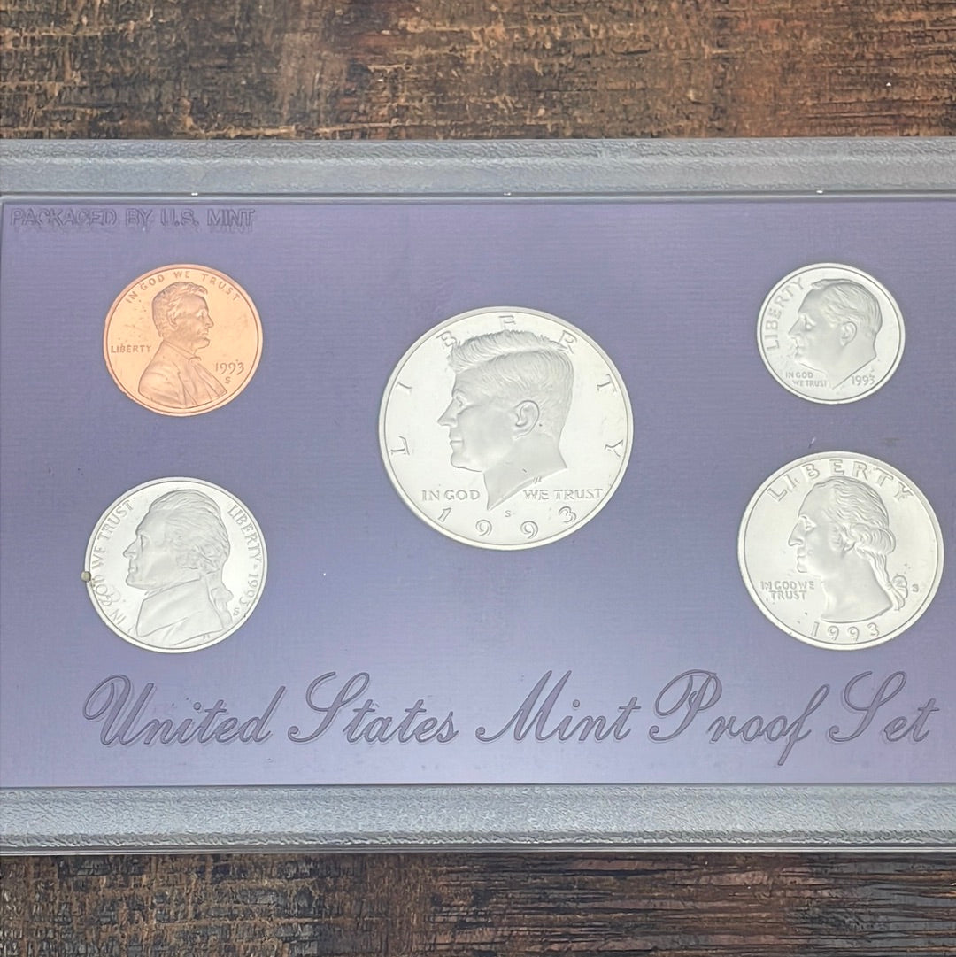 1993 Proof Set no Box
