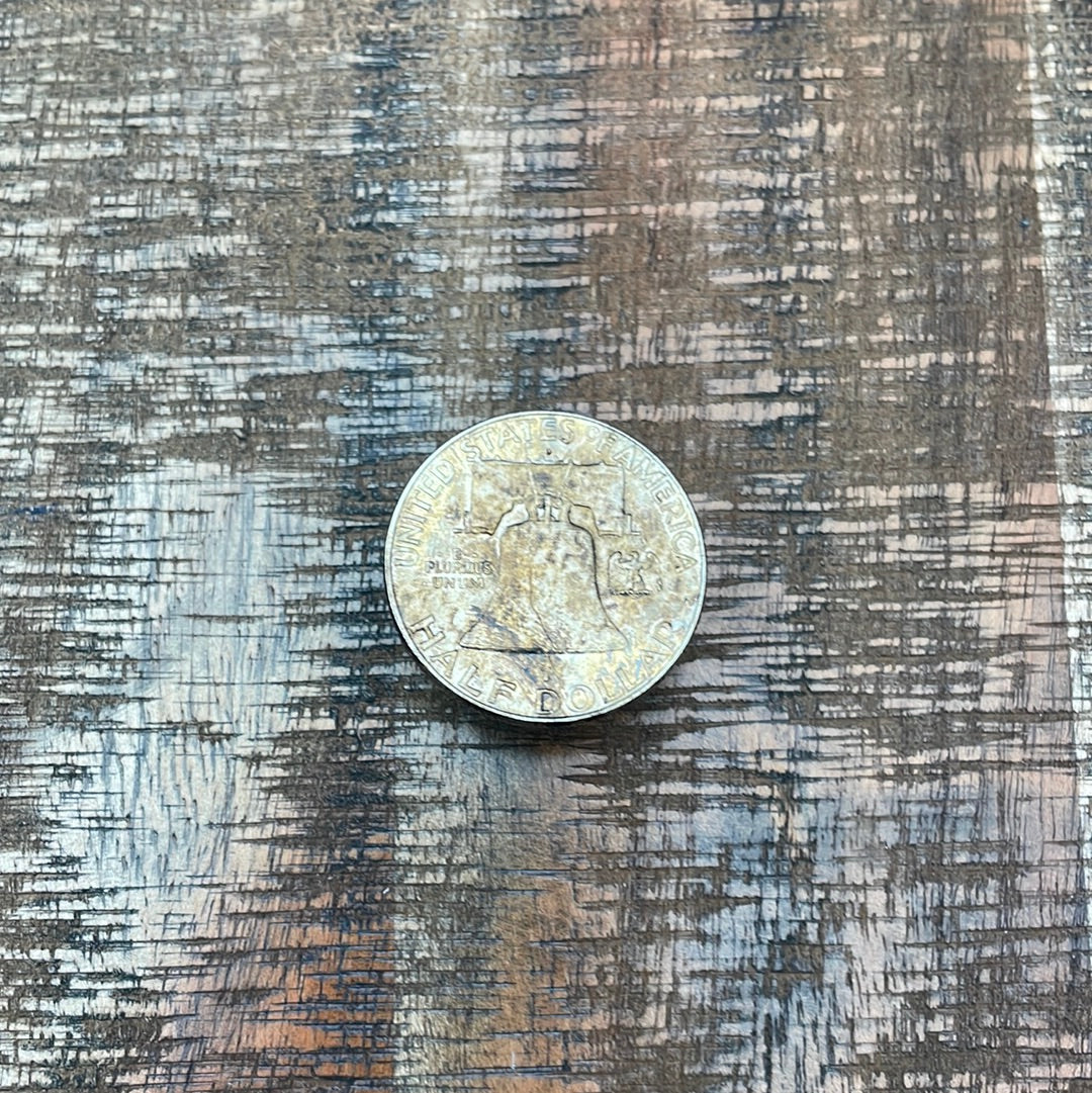 1963-D 50C US Franklin Half Dollar