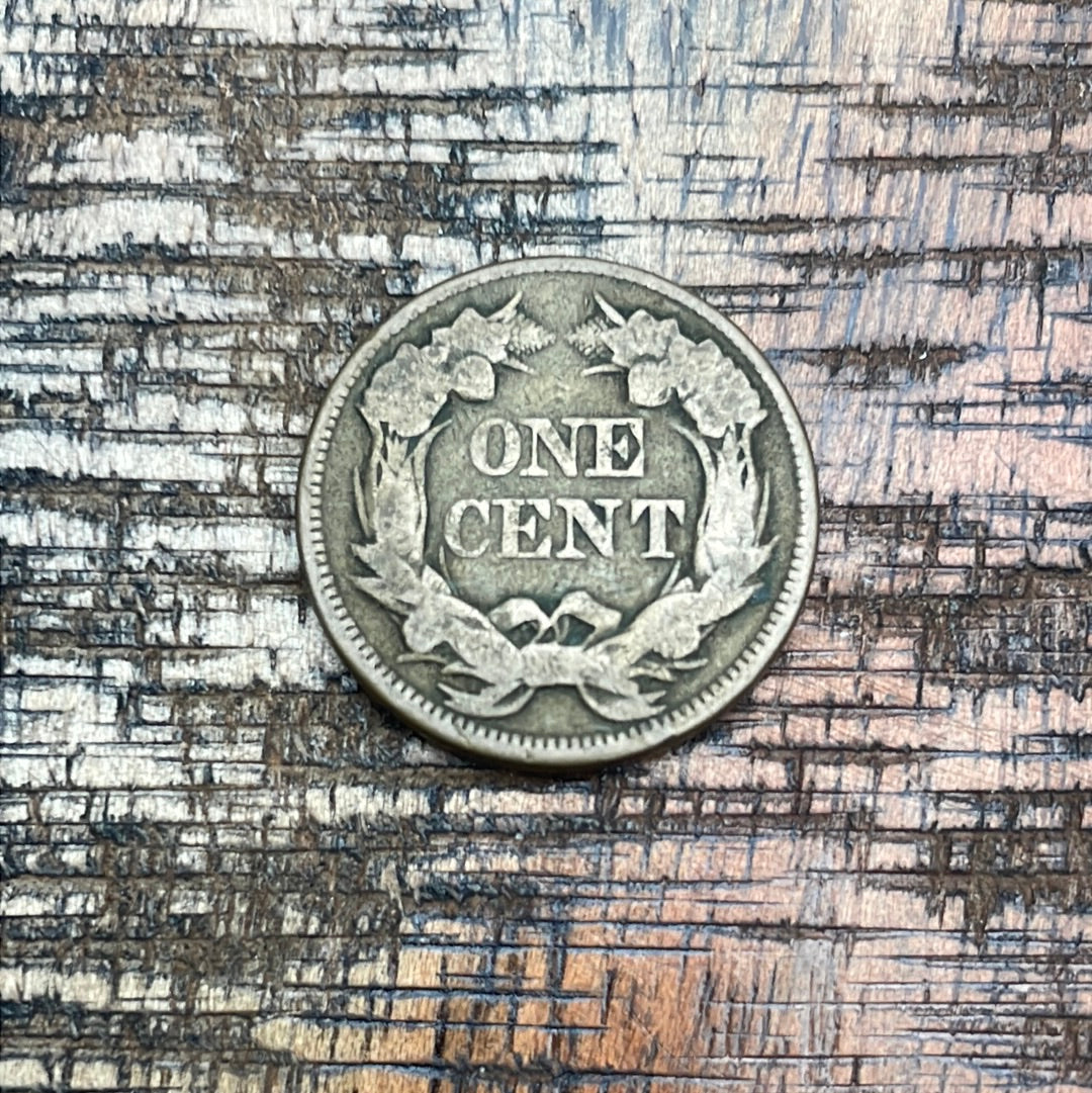 1857 1c Flying Cent