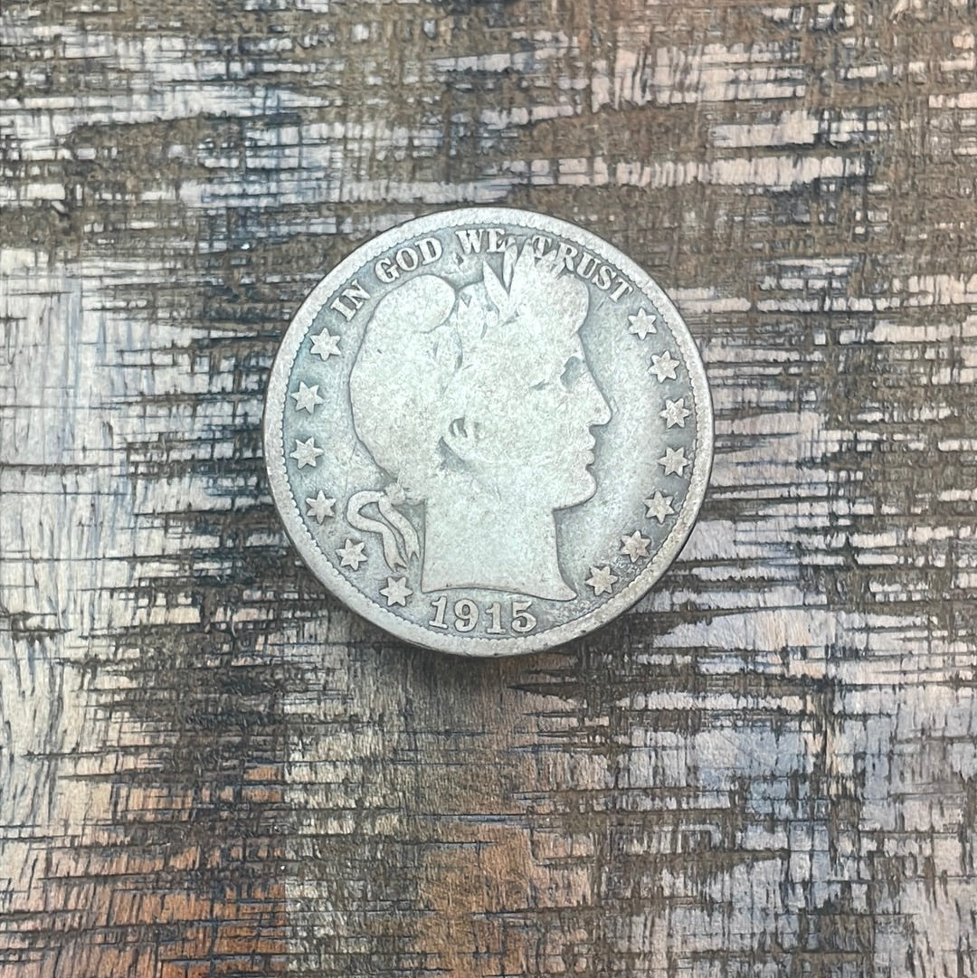 1915-S 50C US Barber Half Dollar