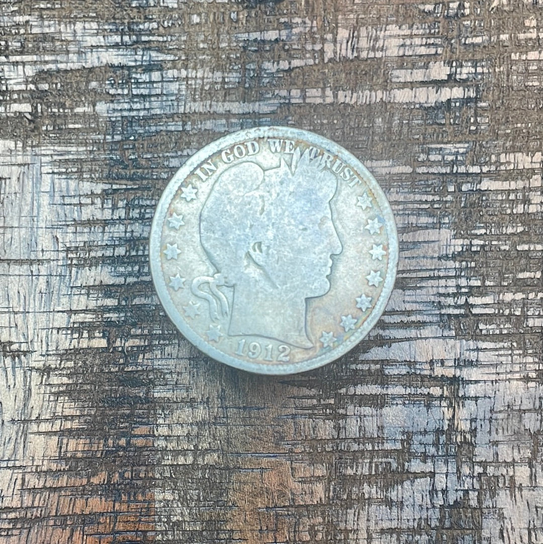 1912-S 50C US Barber Half Dollar