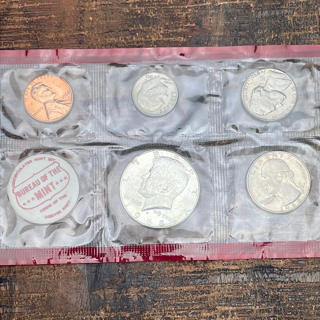 1968 Mint Set no Envelope 40% Silver