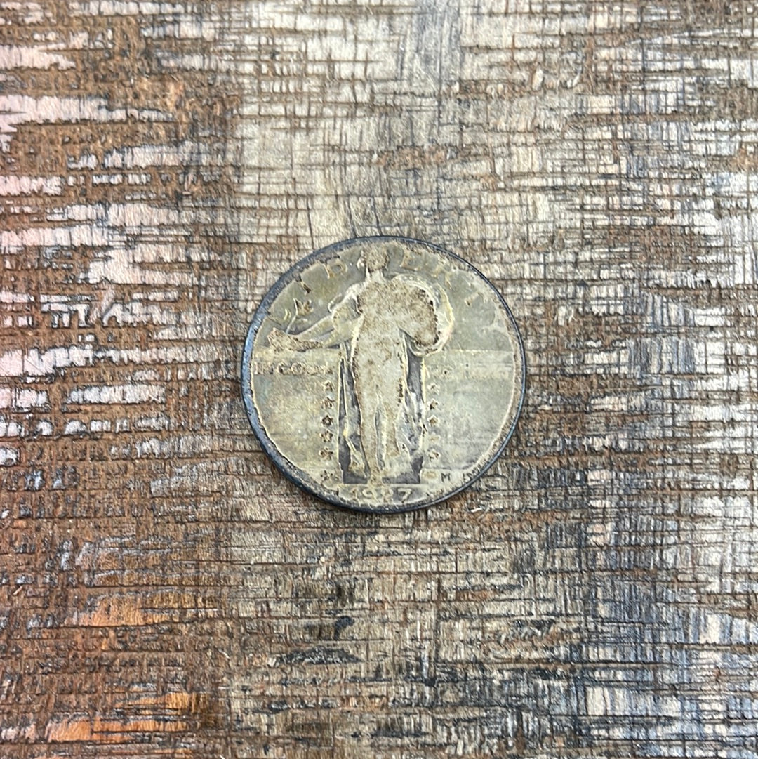 1927-S 25C US Standing Liberty Quarter