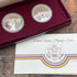 1983-S & 1984-S US $1 Olympic Silver Proof 2 Coins in OGP w/ COA