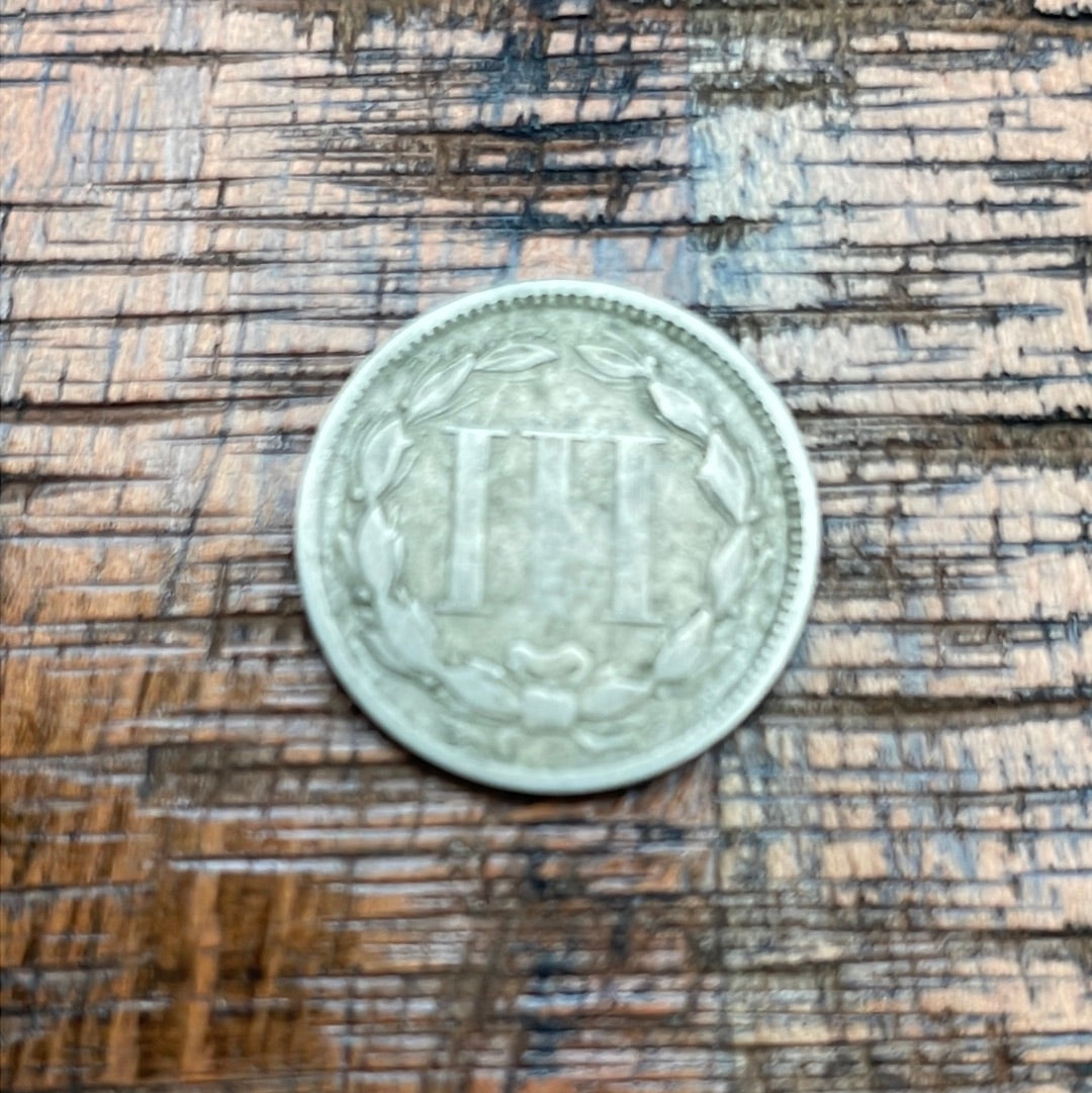 1867 3CN US Three Cent ~ Nickel