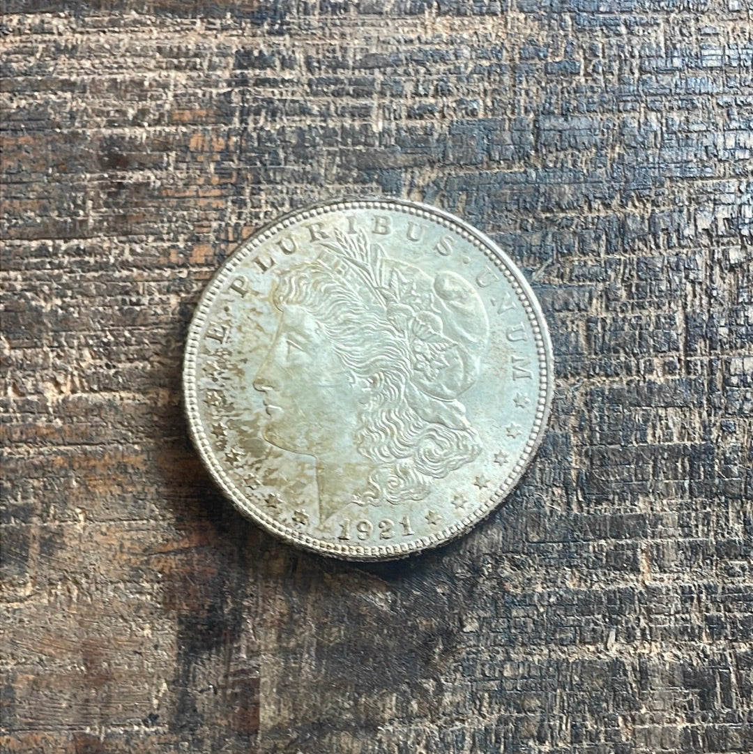 1921 $1 US Morgan Silver Dollar