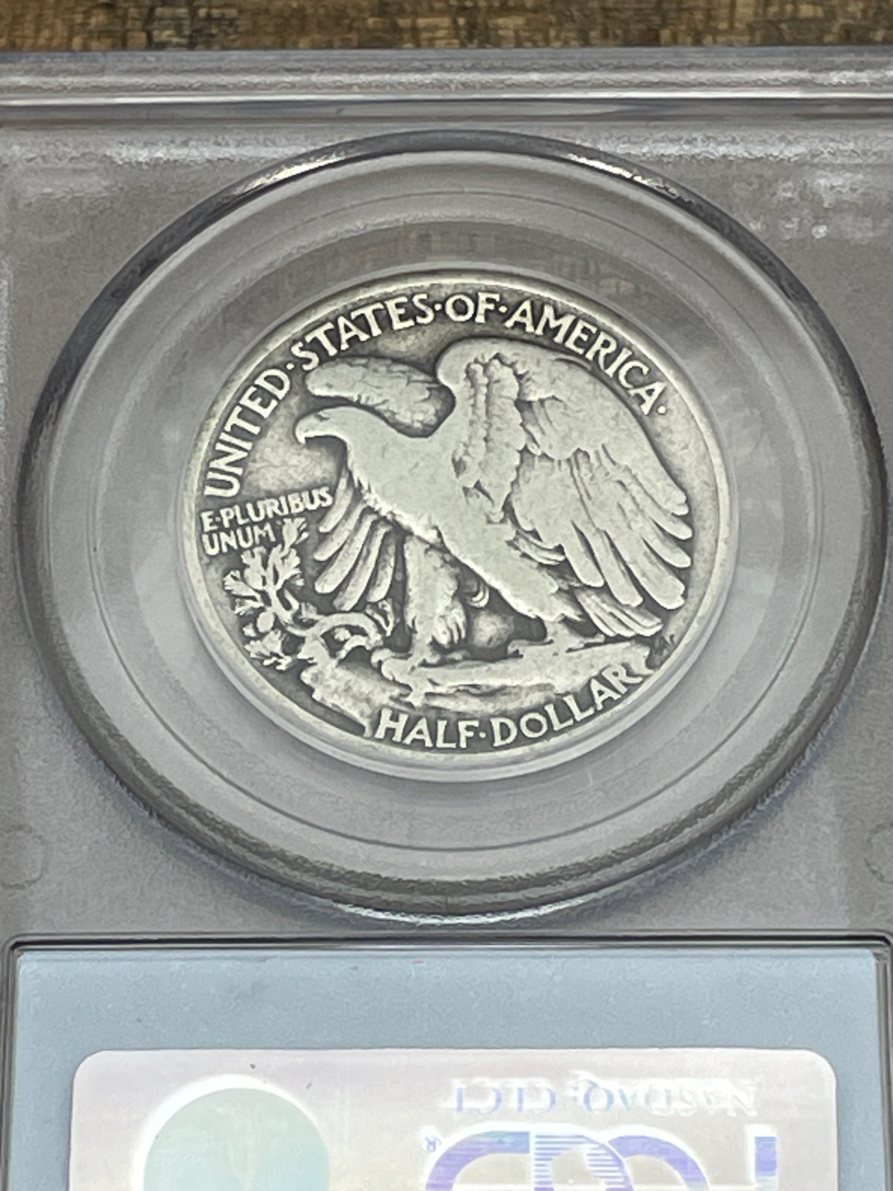 1916 50c Walking Liberty Half Dollar PCGS VG 08