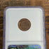 1955-S 1c US Lincoln Wheat Cent NGC MS67 RD