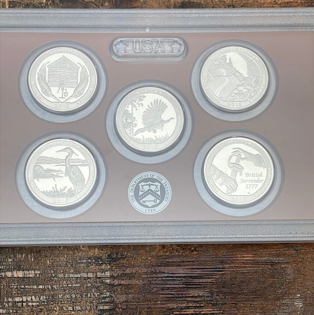 2015 - 14 Coin Proof Set in OGP