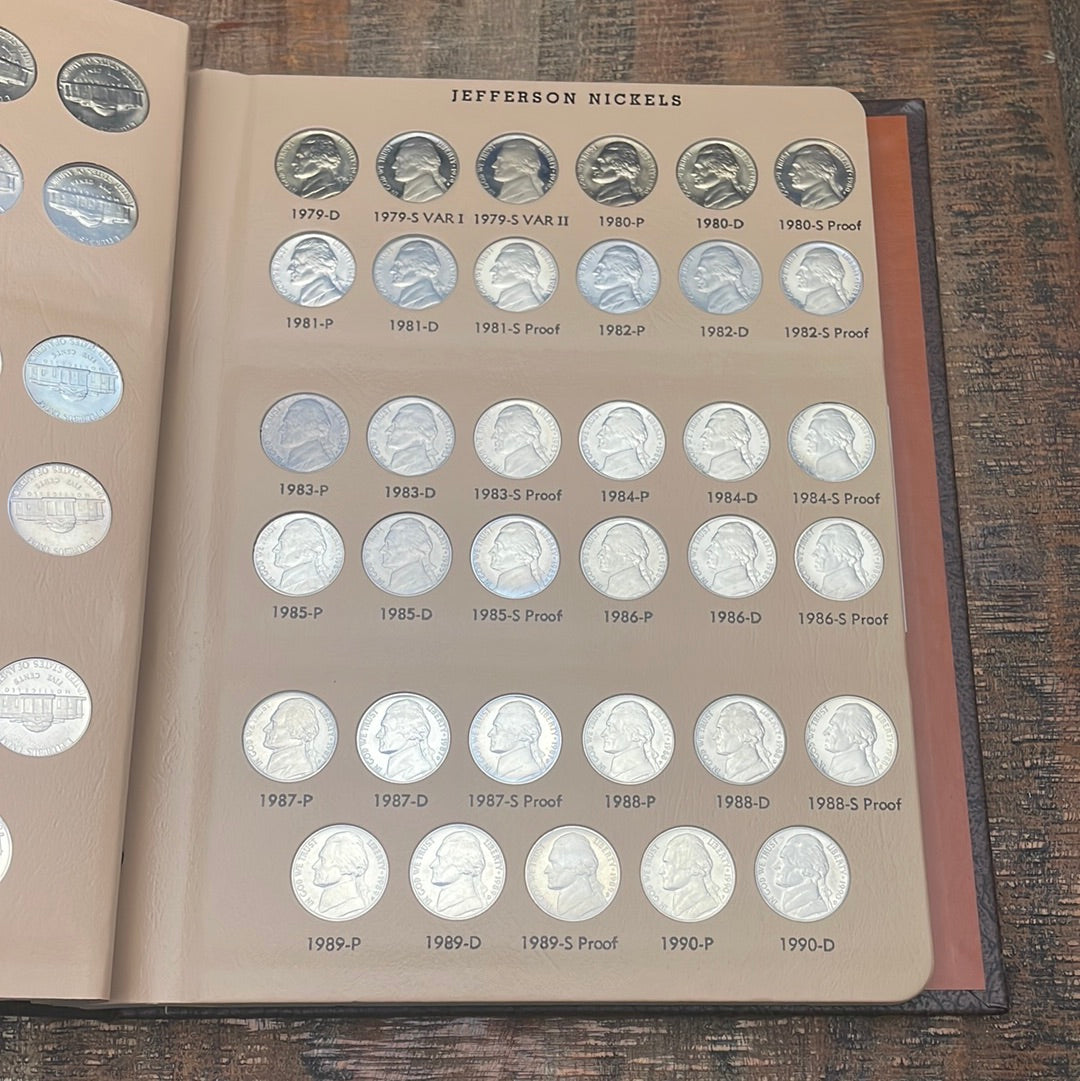 1938-2011 5C US Jefferson Nickels Complete Book - Includes Proof-Only Issues