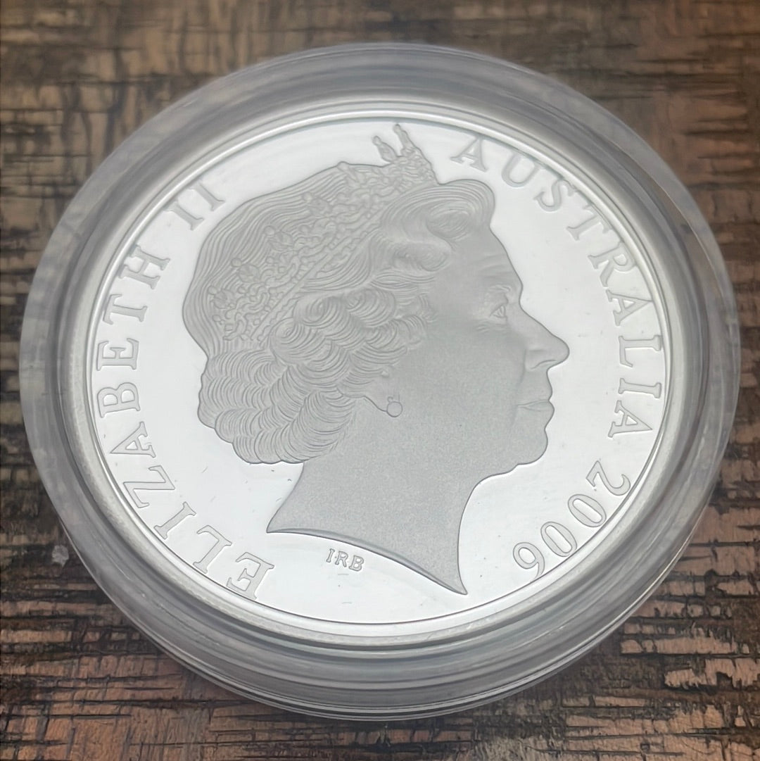 2006 $1 Australian Silver Kangaroo ~ Proof Coin ~ Low Mintage ~ COA