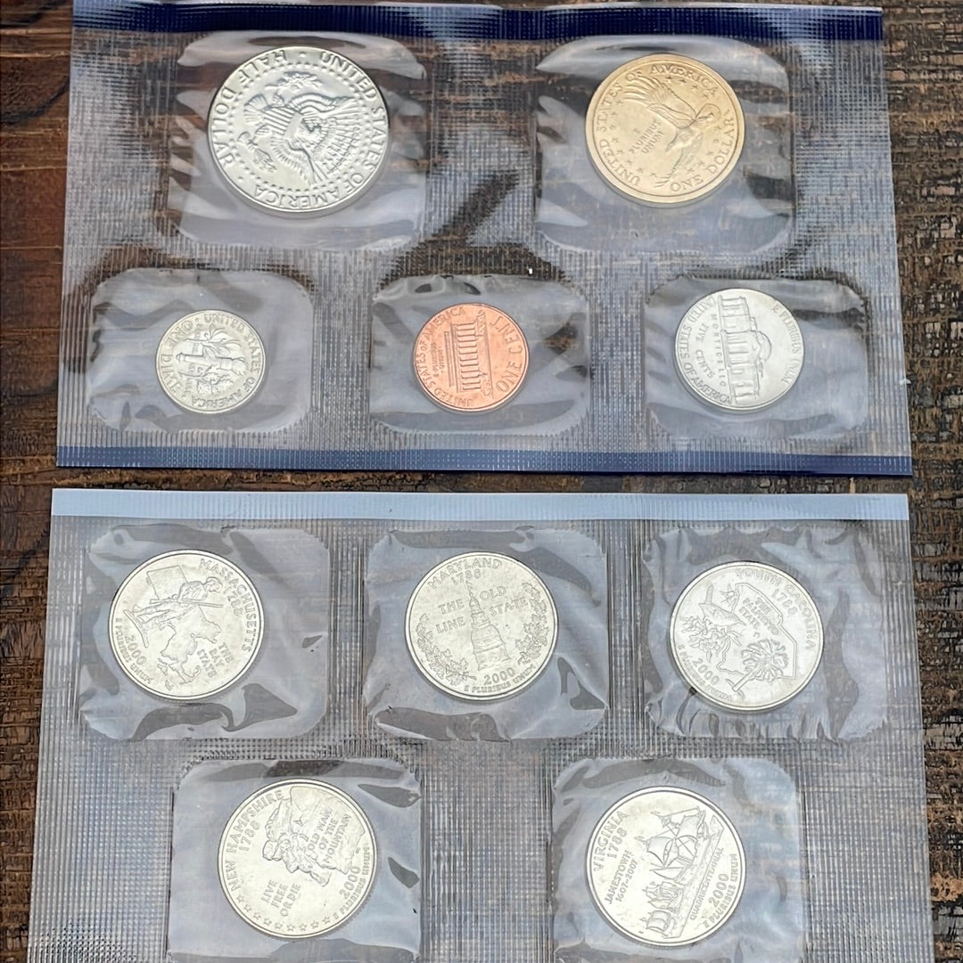 2000 Mint Set in Envelope
