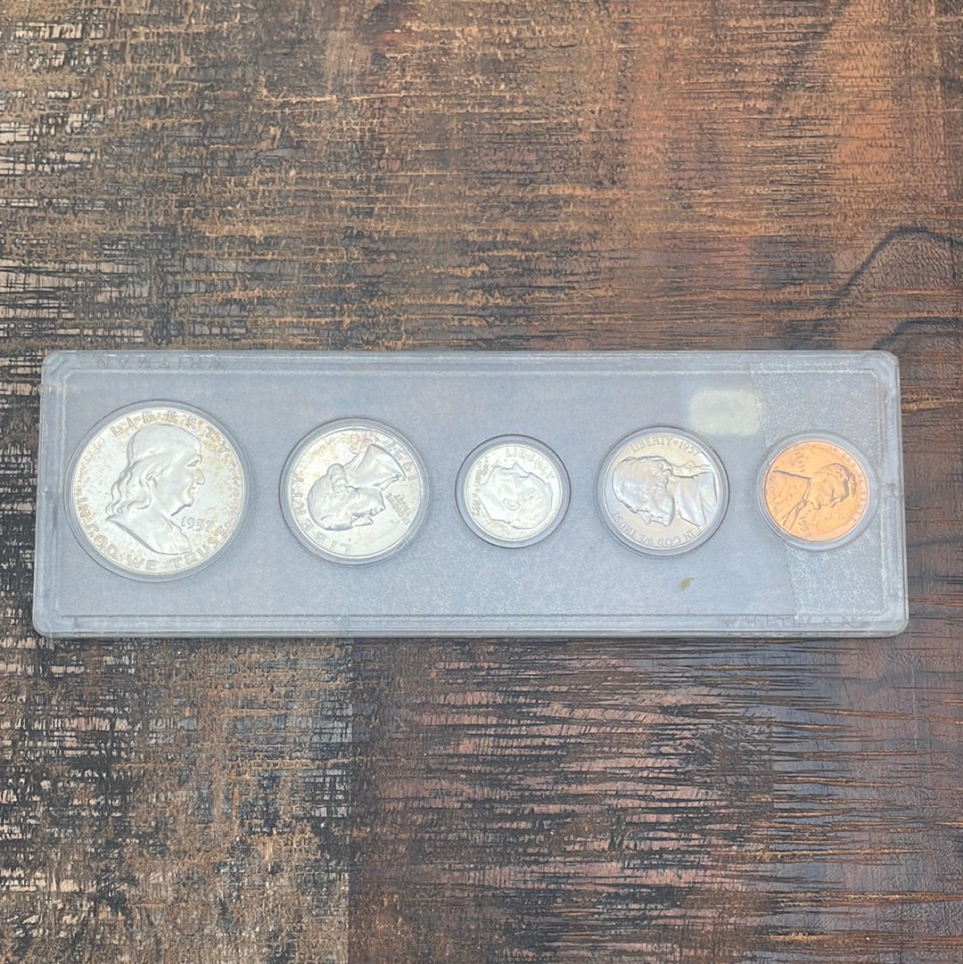1957 Proof Set in Whitman Display Case