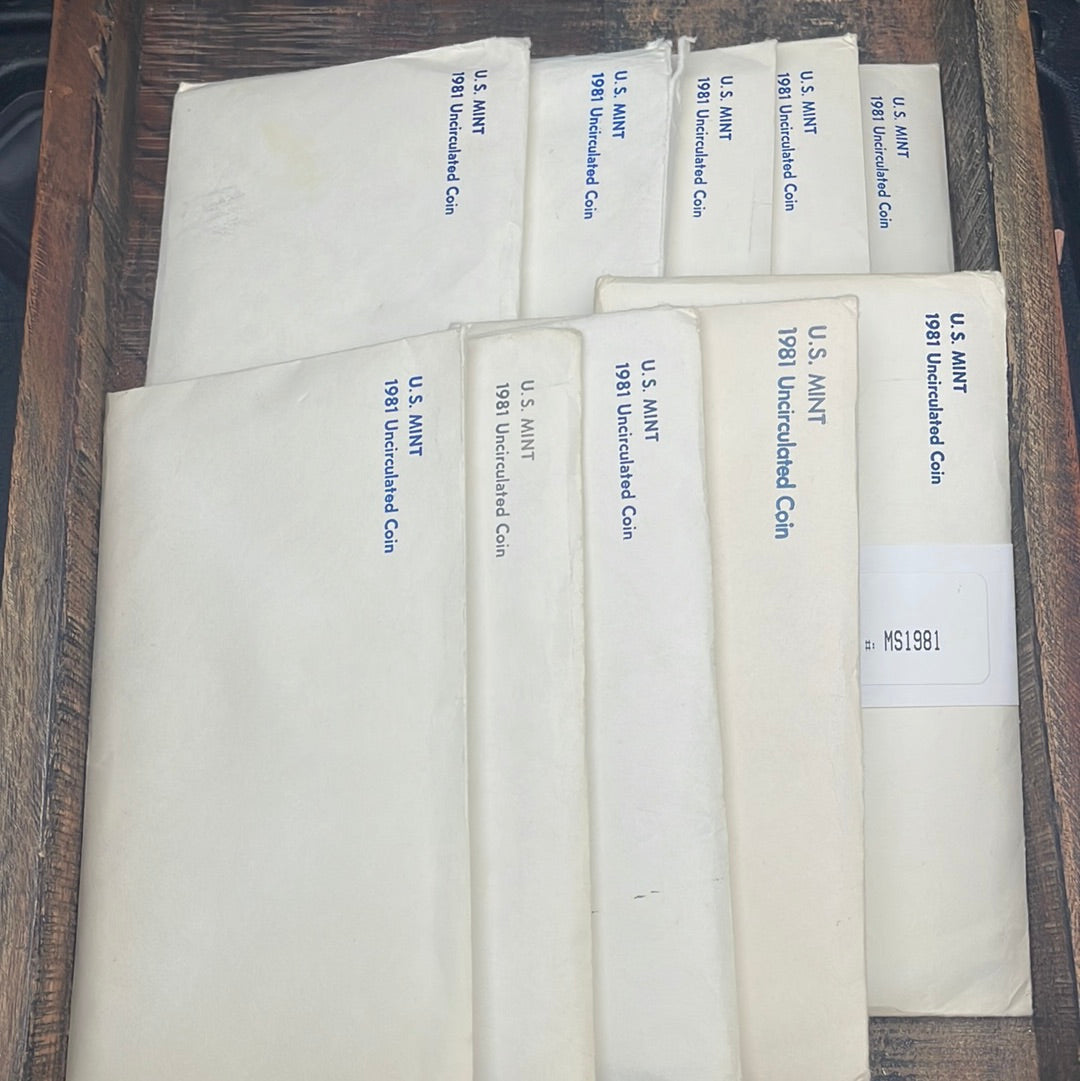 1981 Mint Set in Envelope
