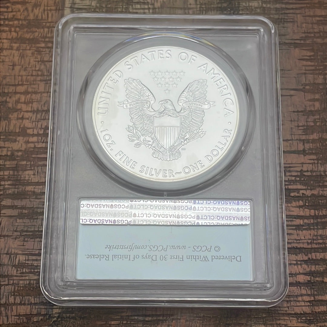 2020 $1 US American Silver Eagle~First Strike ~ PCGS MS70