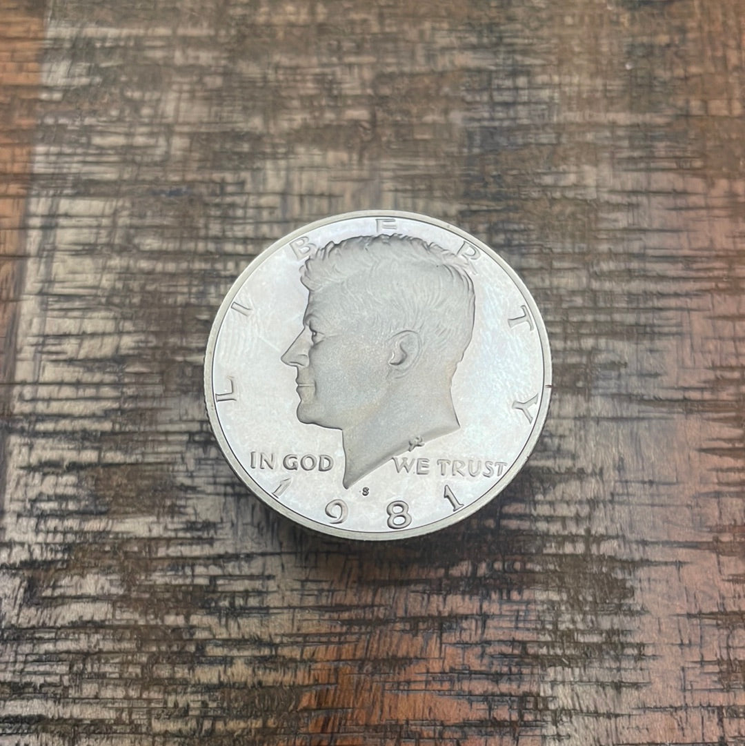 1981-S 50c Proof Kennedy Half Dollar~ Type I