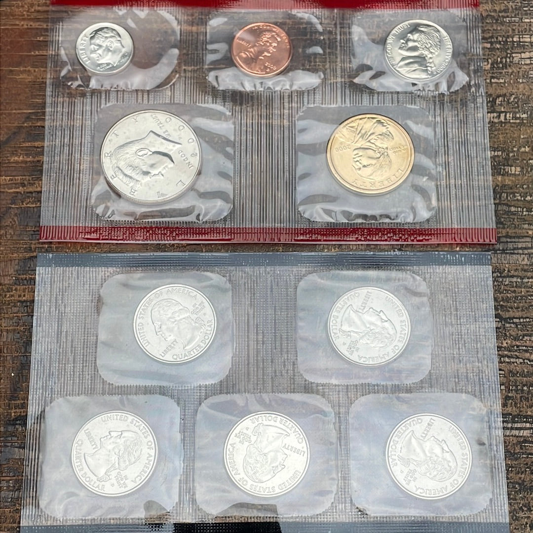 2000 Mint Set in Envelope