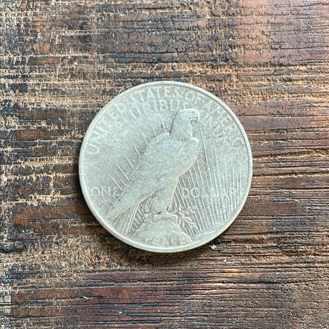 1935-S $1 US Silver Peace Dollar