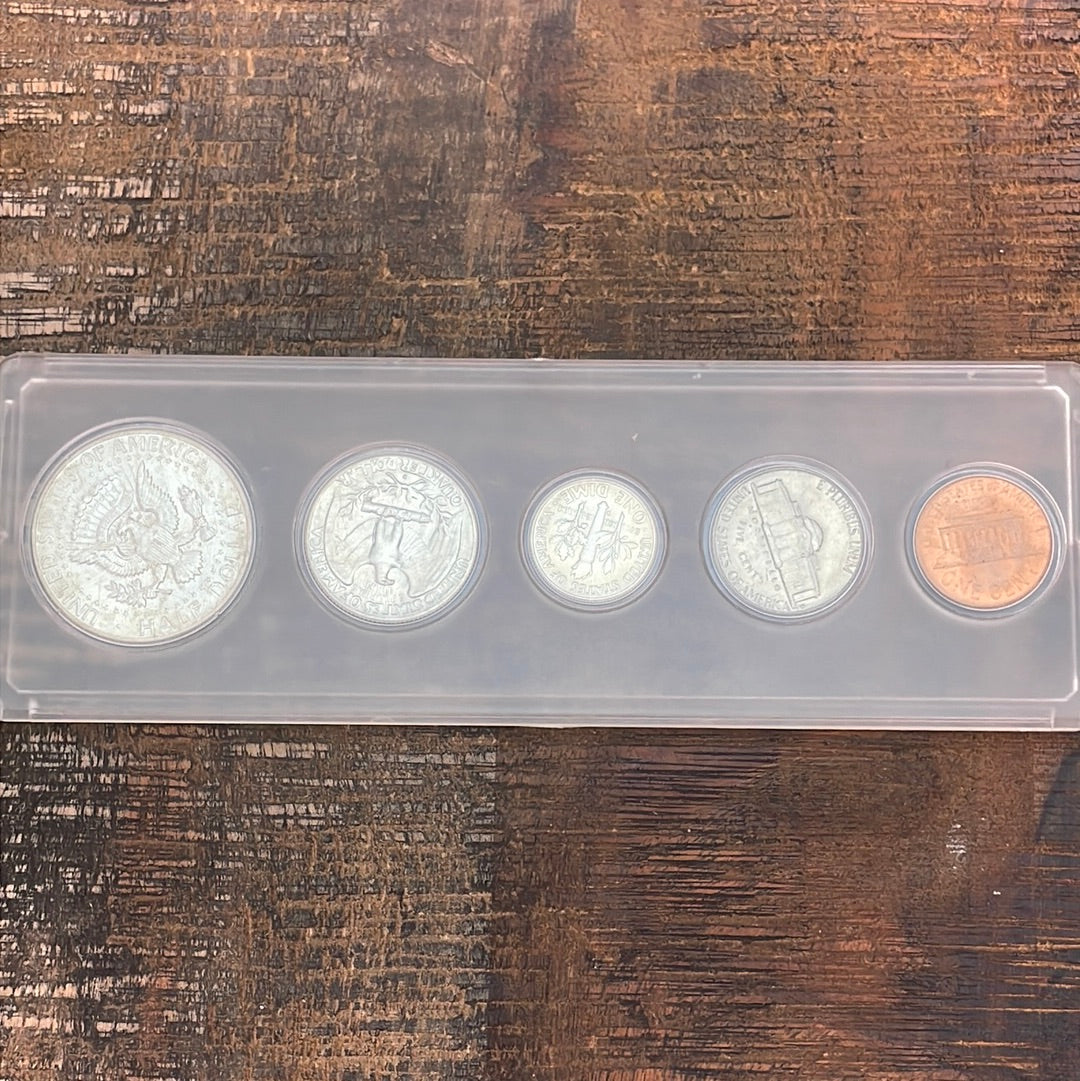 1964-D Birth Year Set. Brilliant Uncirculated Coins