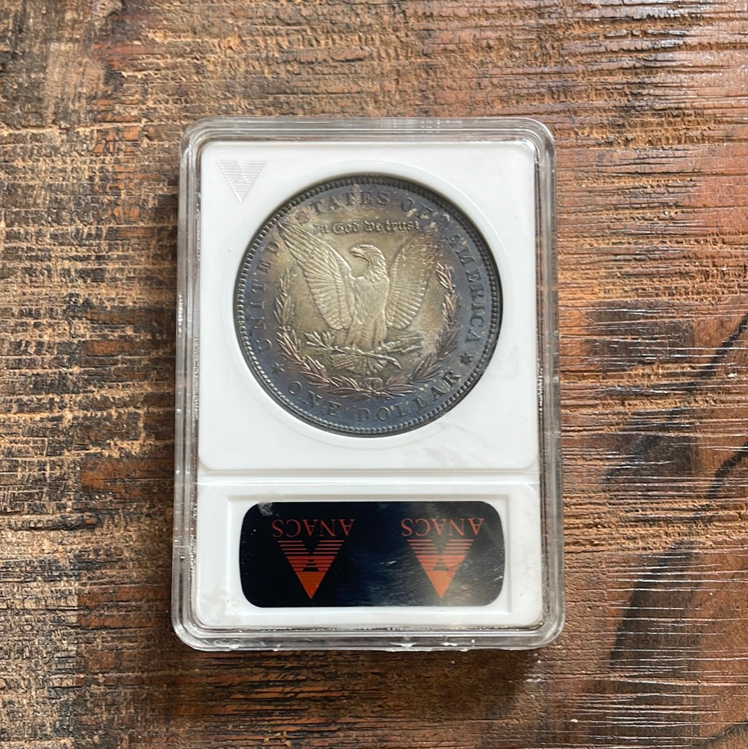 1886 $1 US Morgan Silver Dollar ANACS MS64
