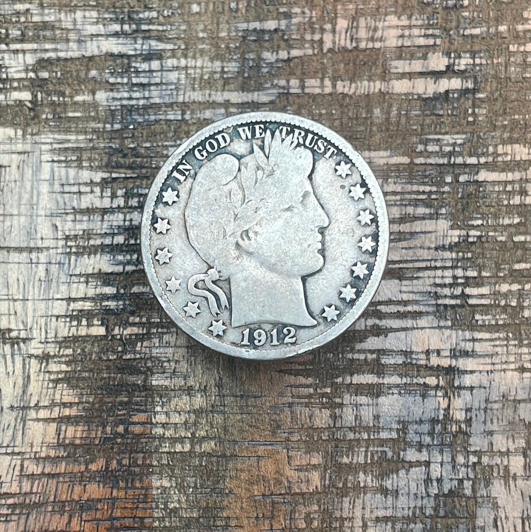 1912-D 50C US Barber Half Dollar