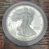 1990-S $1 US American Proof Silver Eagle Coin~Capsule, Presentation Case, COA, and Box