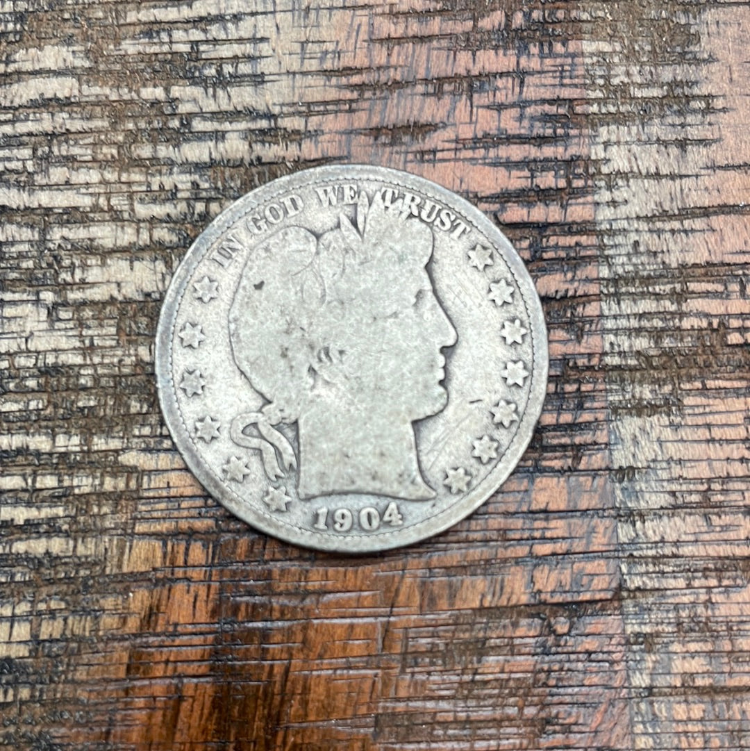 1904-O 50C US Barber Half Dollar