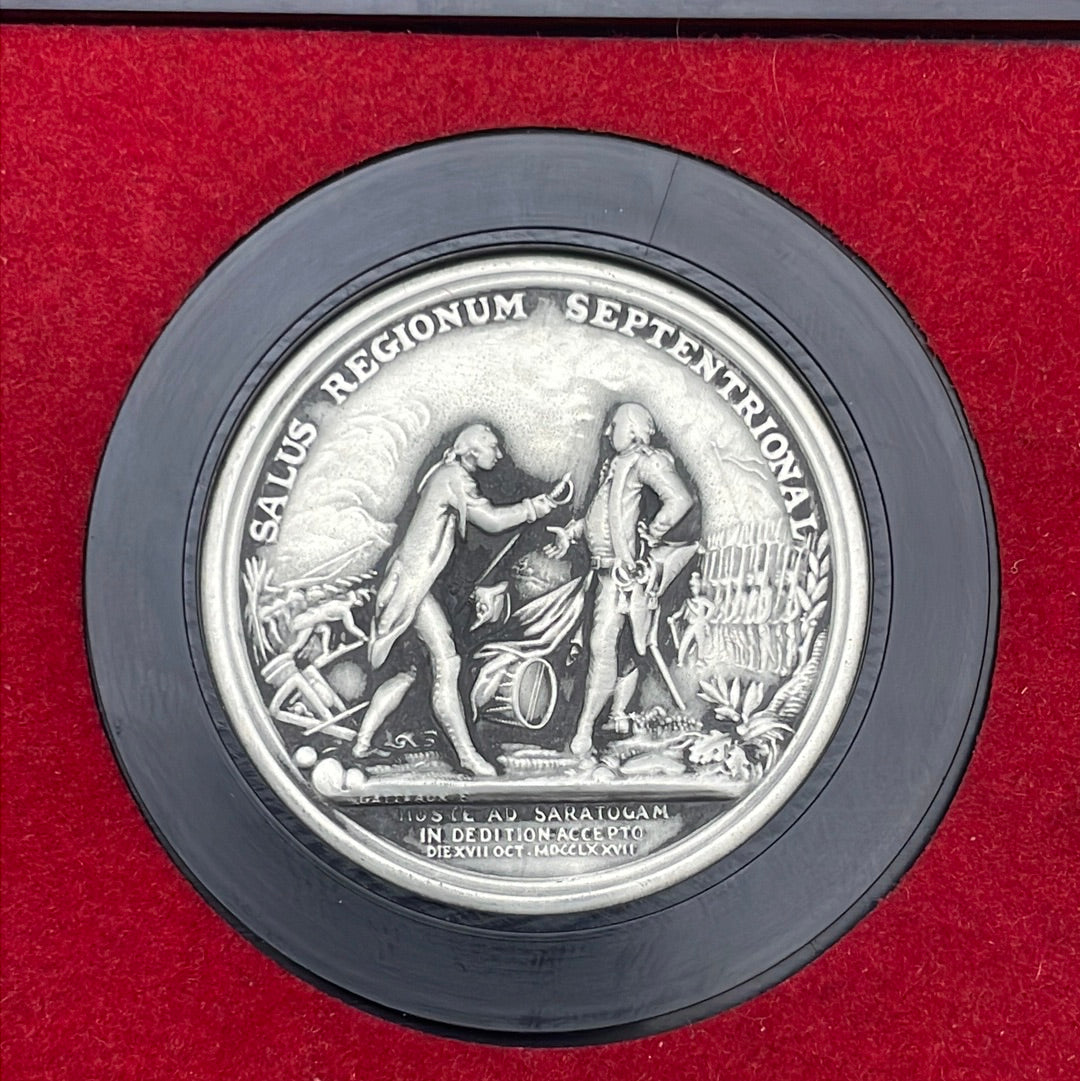 1973 US Mint America's First Medals Commemorating Battles of the American Revolution ~ Pewter ~ Set of 2 ~ In cases no Box