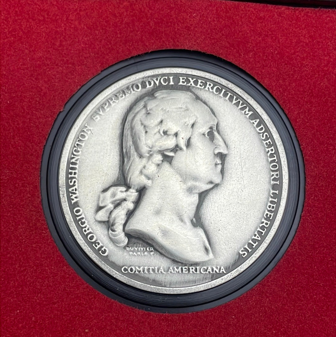 1973 US Mint America's First Medals Commemorating Battles of the American Revolution ~ Pewter ~ Set of 2 ~ In cases no Box