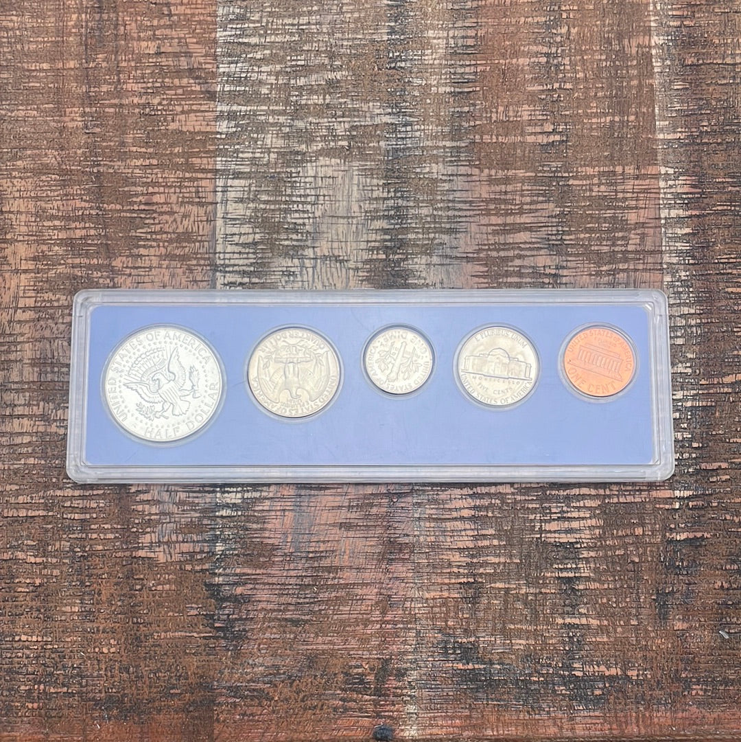 1967 Special Mint Set 5 coins~40% Silver Half Dollar