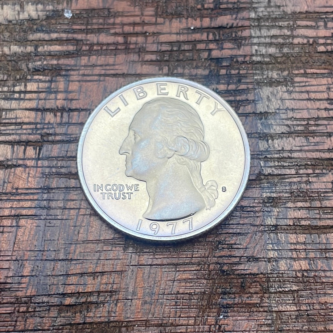 1977-S 25c US Proof Washington Quarter