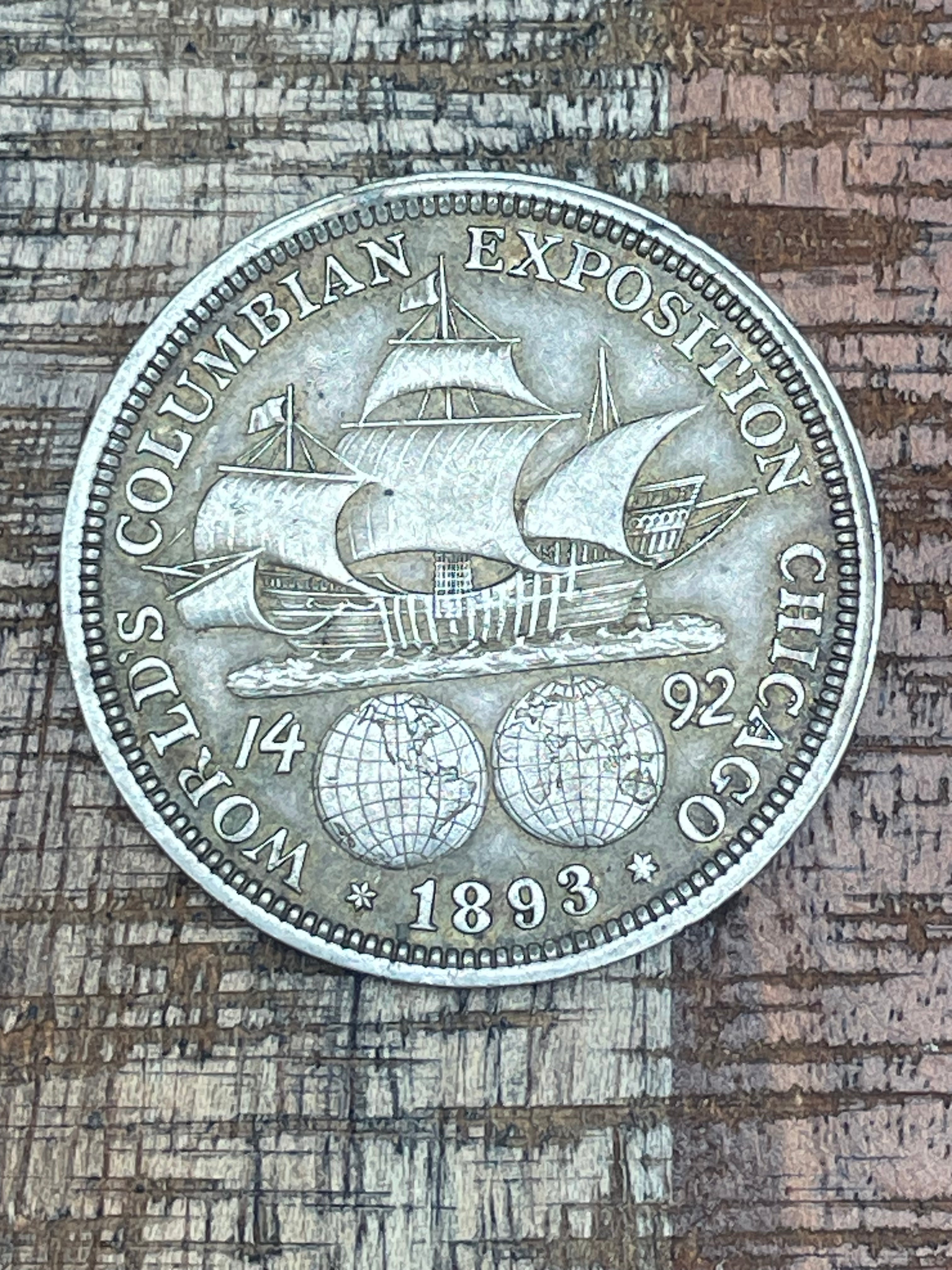 1893 50C US Columbian Half Dollar