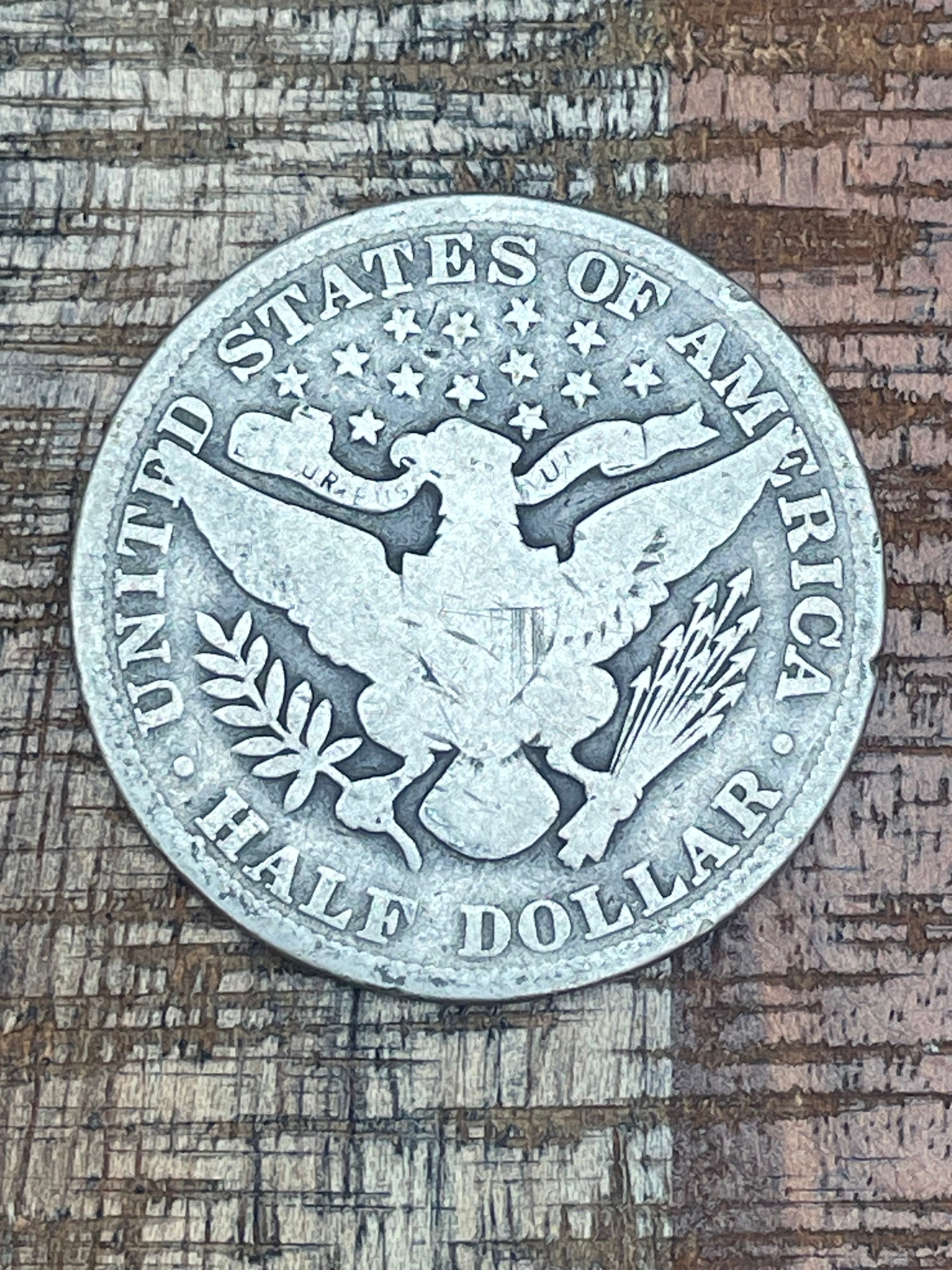 1902 50C US Barber Half Dollar