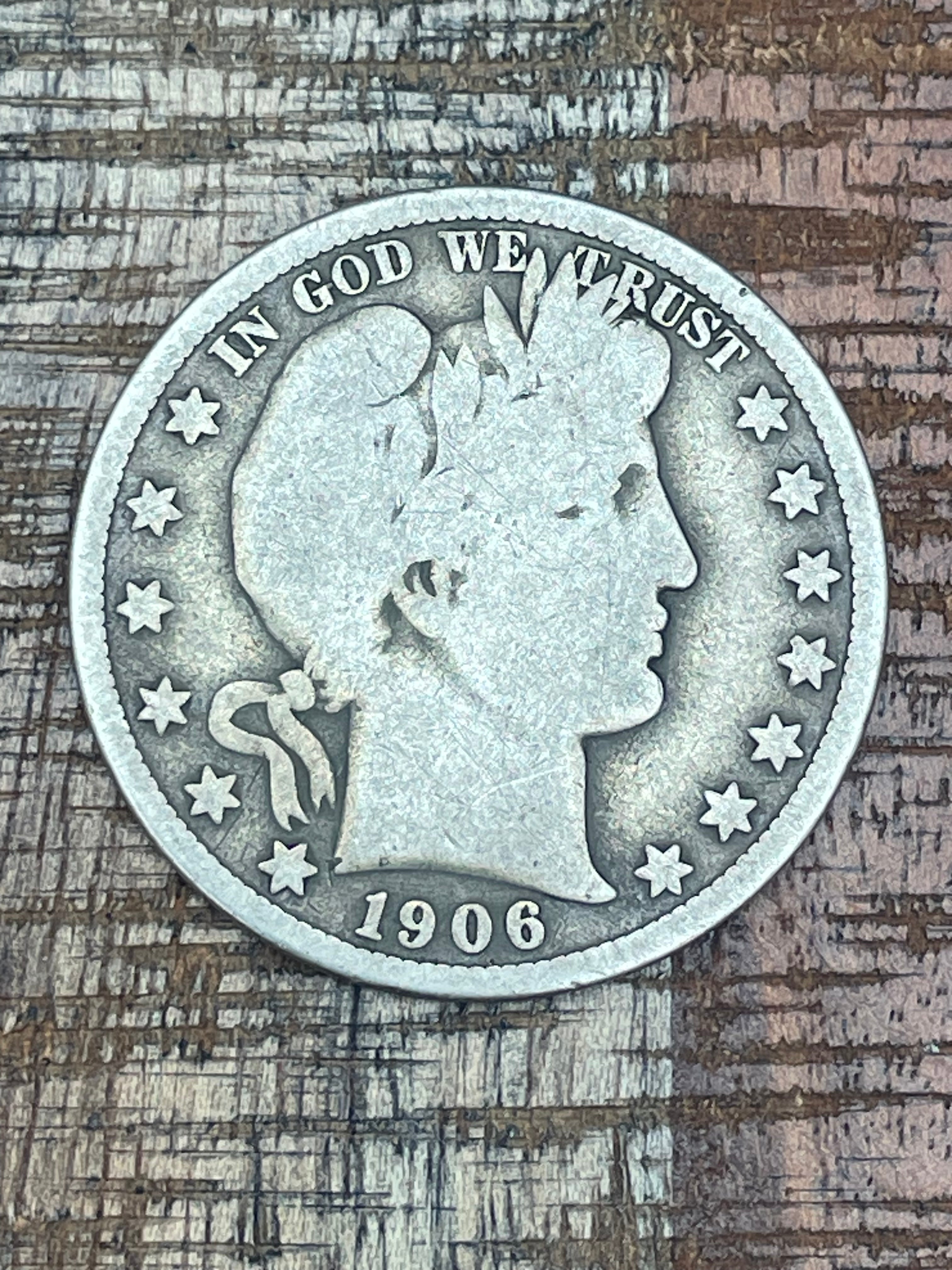 1906-D 50C US Barber Half Dollar