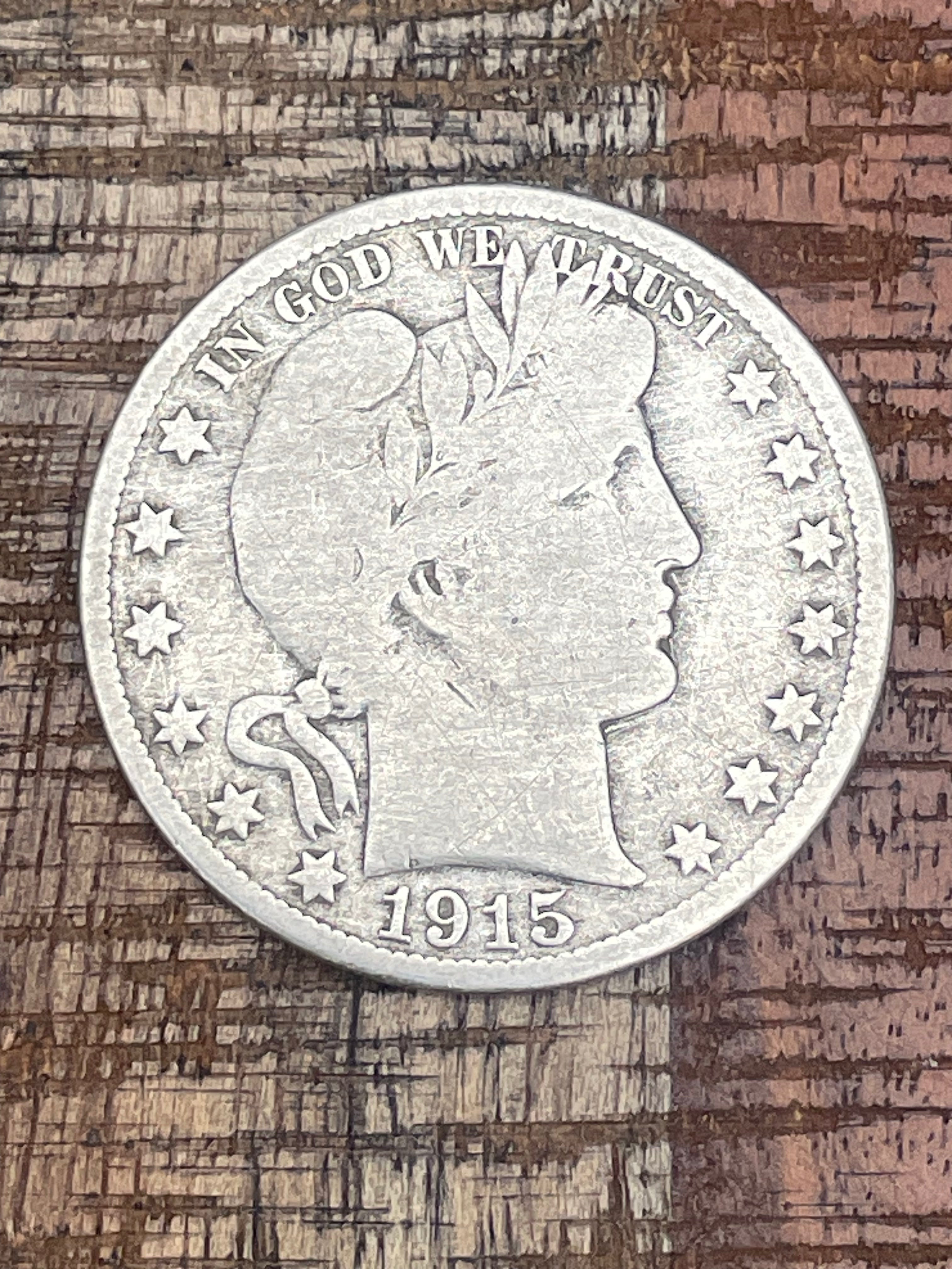 1915-D 50C US Barber Half Dollar