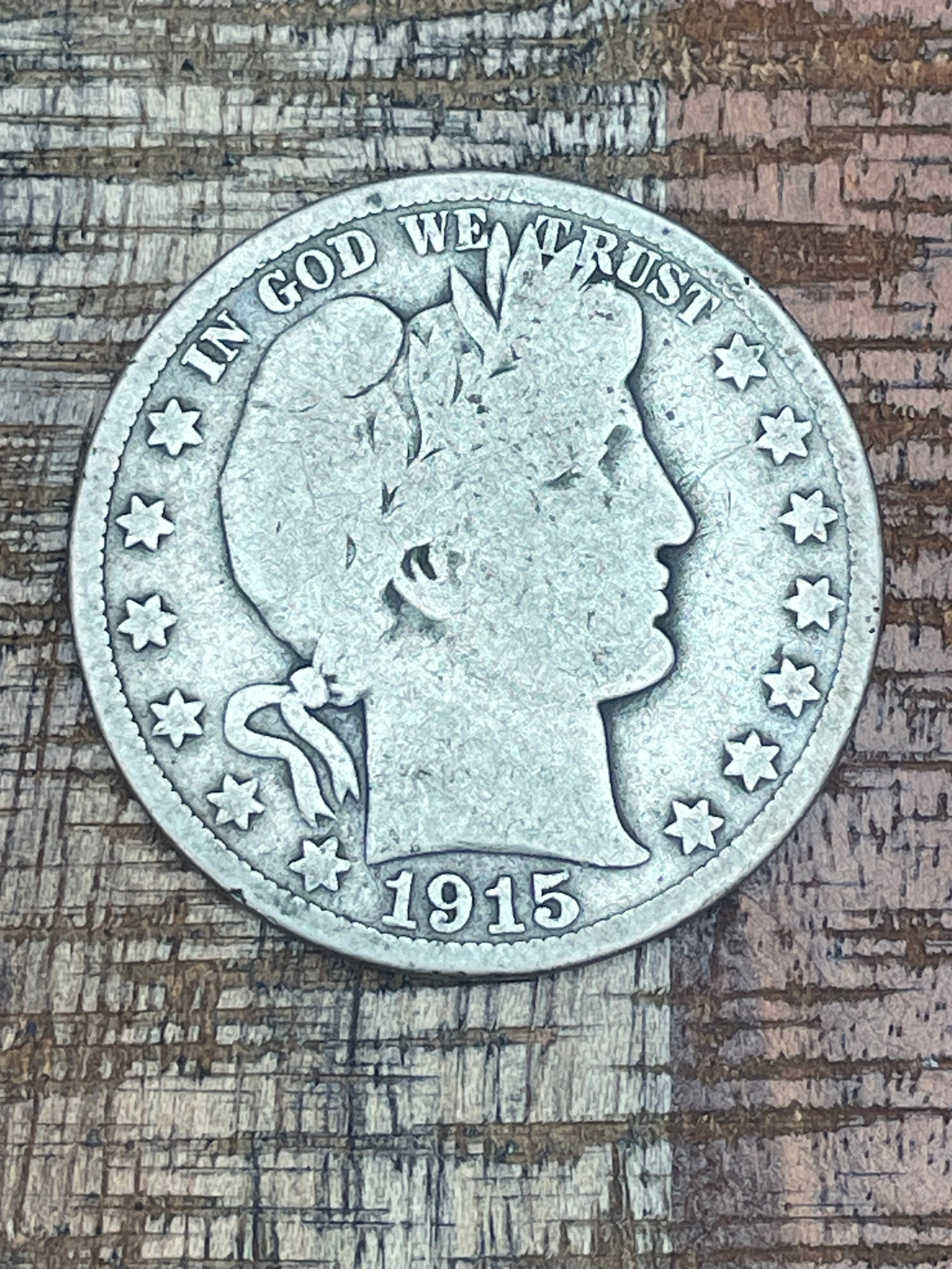 1915-D 50C US Barber Half Dollar