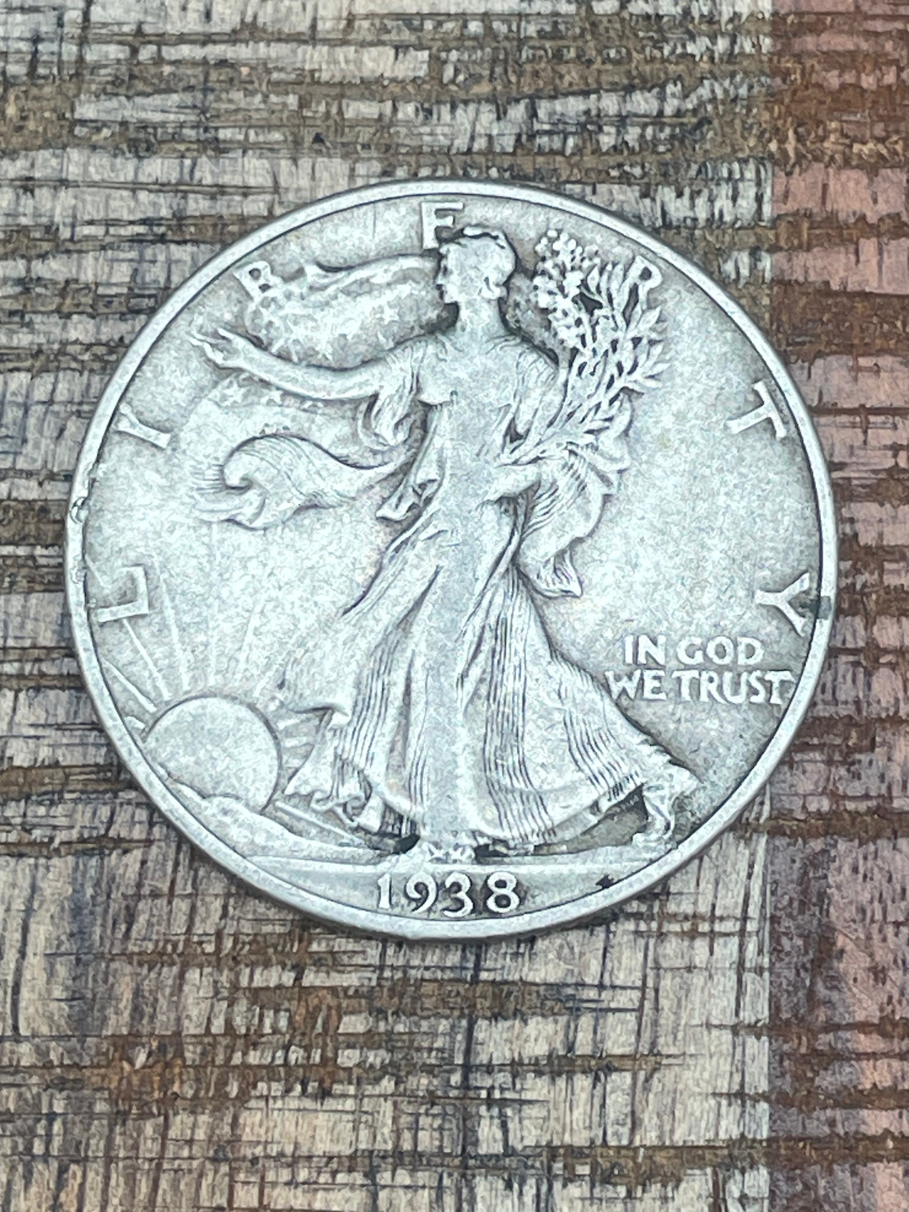 1938 50c Walking Liberty Half Dollar