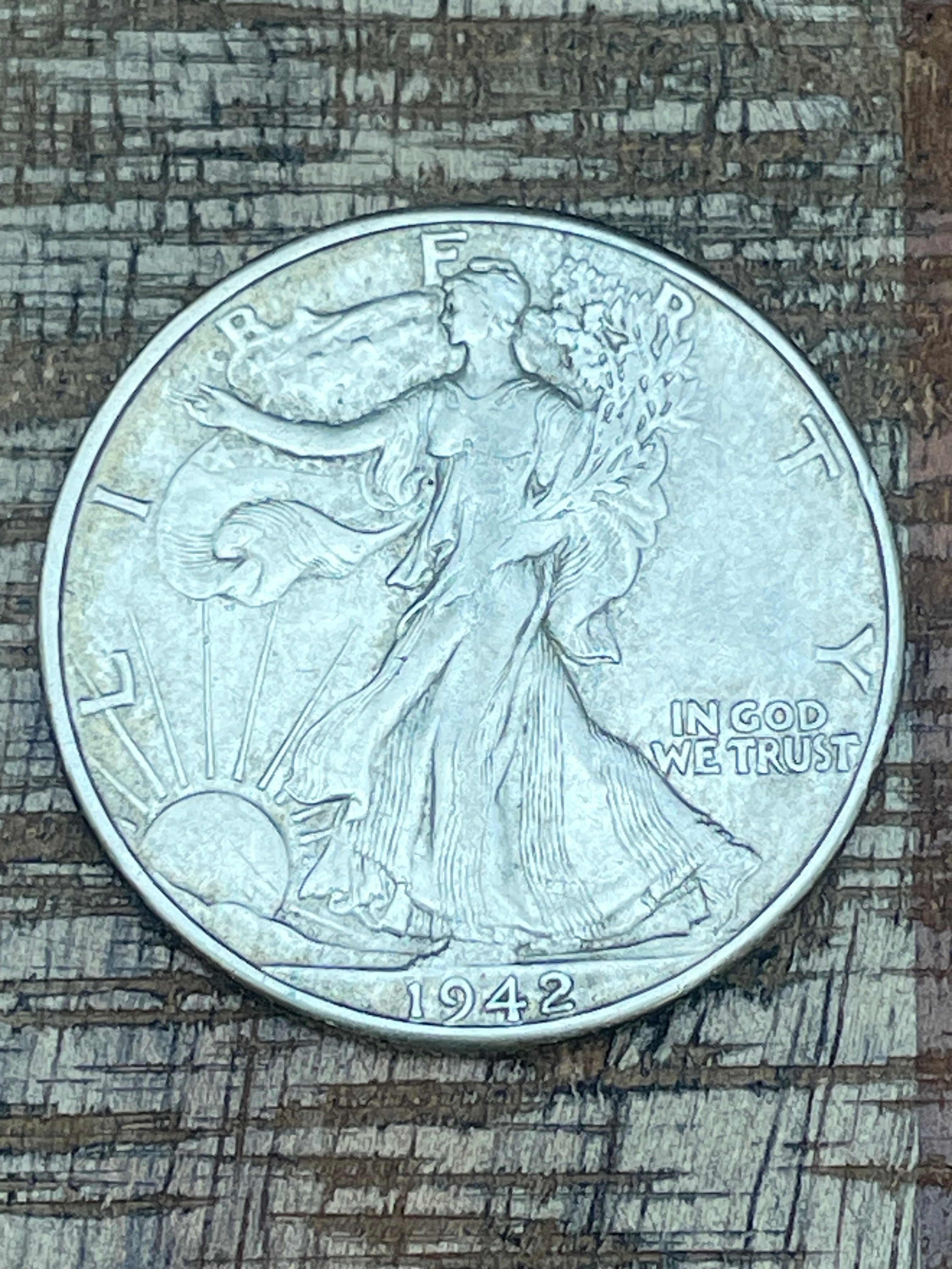 1942-D 50c Walking Liberty Half Dollar