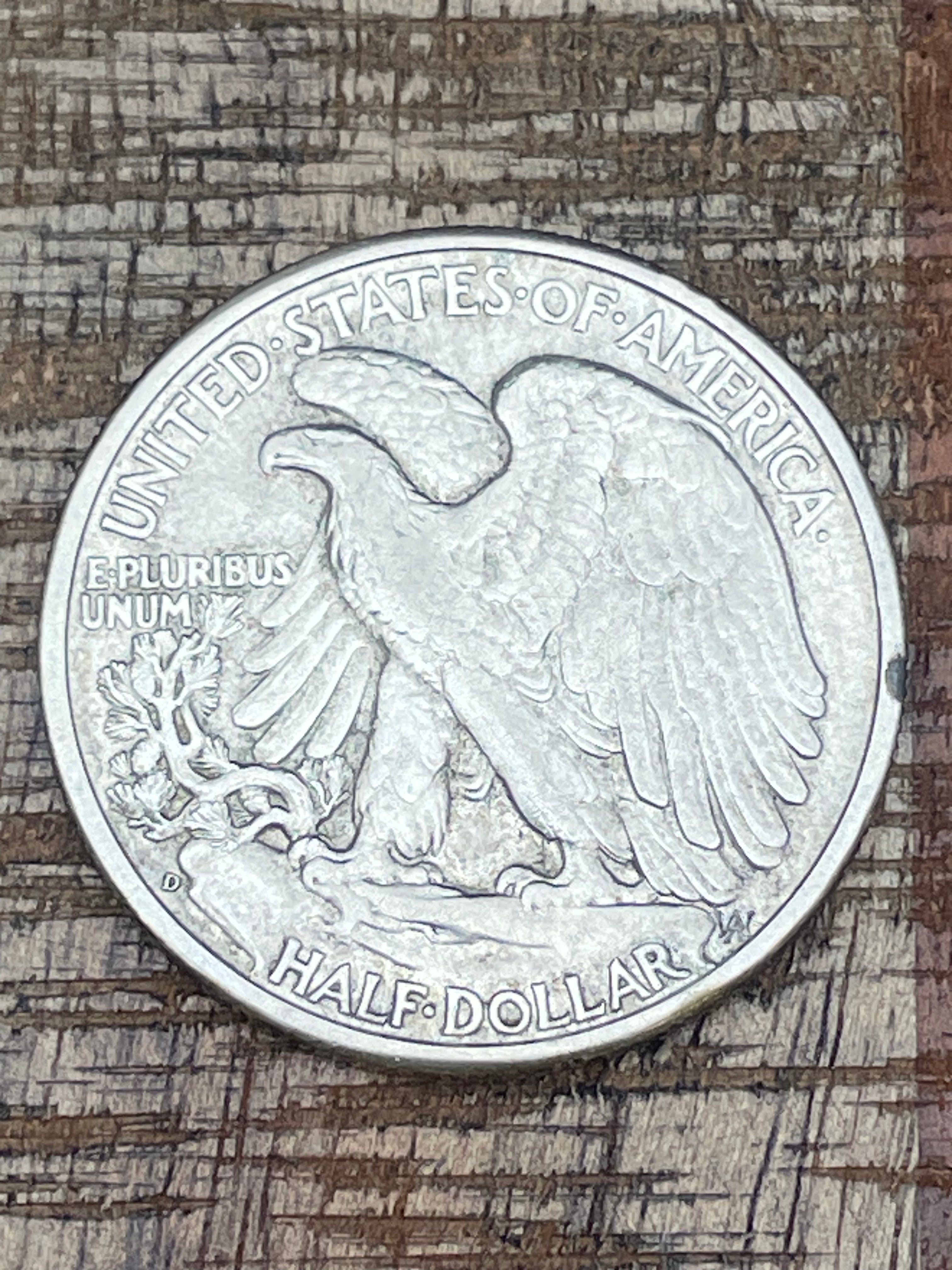 1942-D 50c Walking Liberty Half Dollar