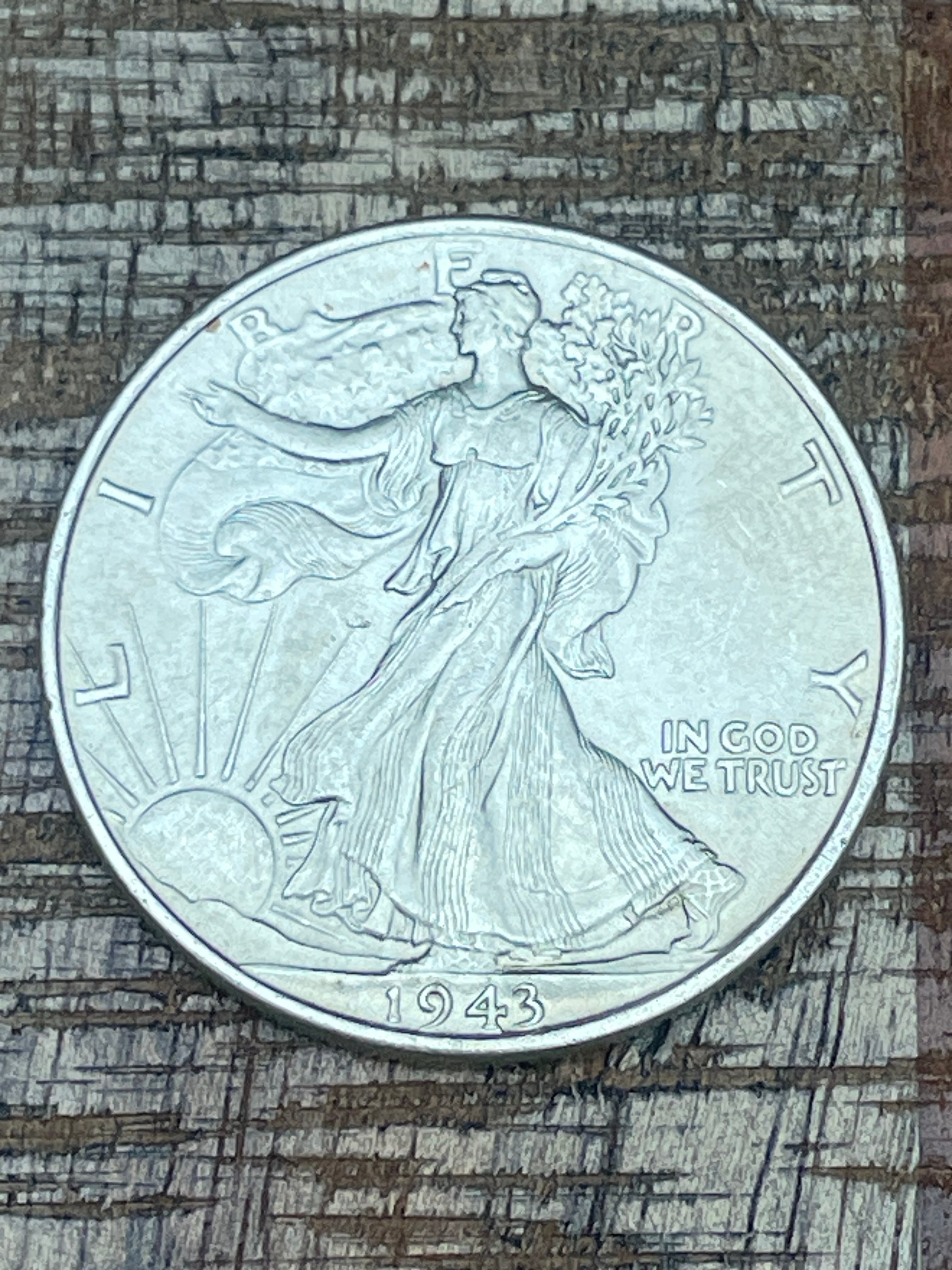 1943 50c Walking Liberty Half Dollar