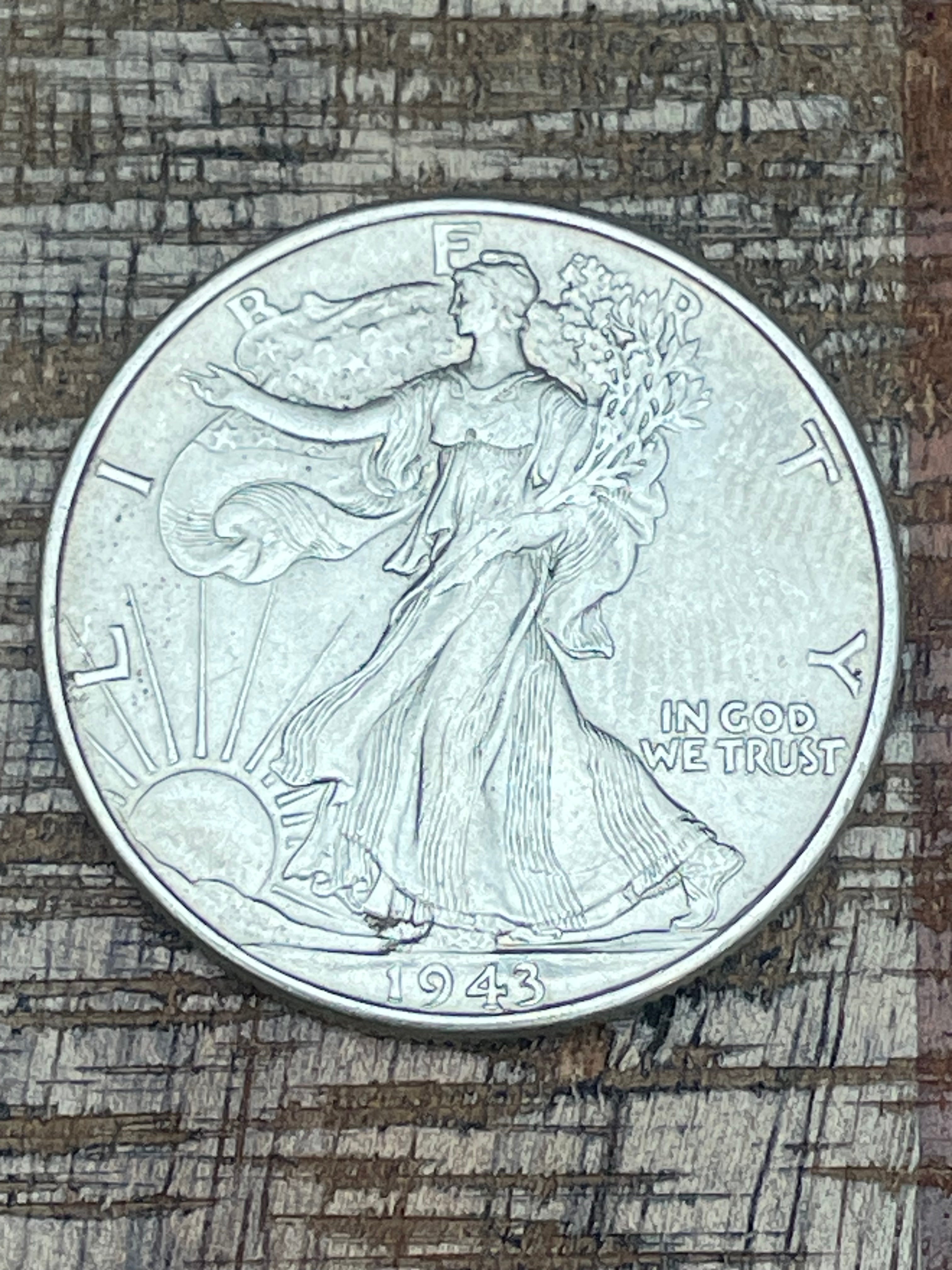 1943 50c Walking Liberty Half Dollar