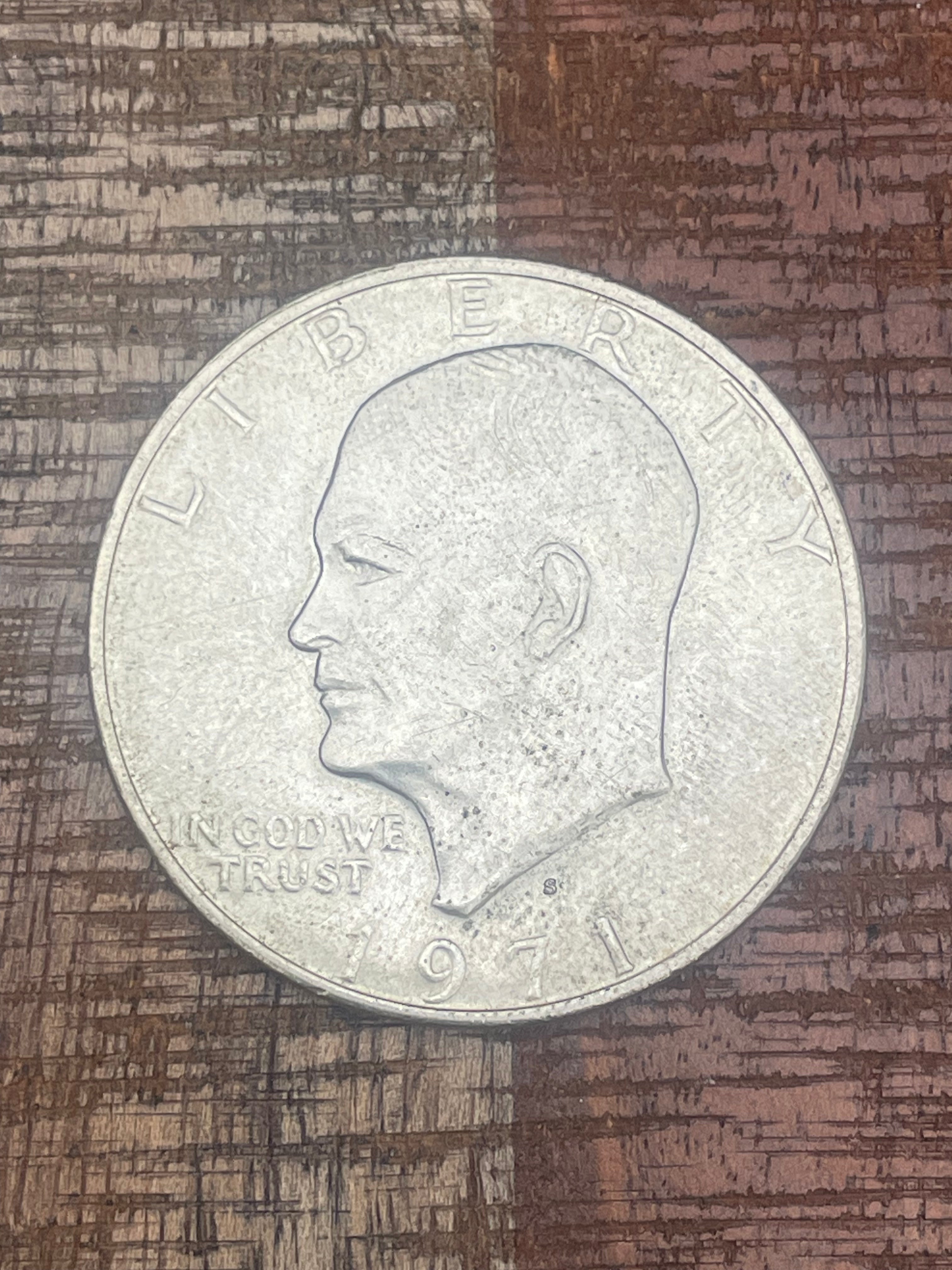 1971-S $1 US Eisenhower Dollar 40% Silver