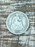 1861 H10C US Half Dime