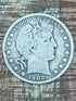 1902 50C US Barber Half Dollar