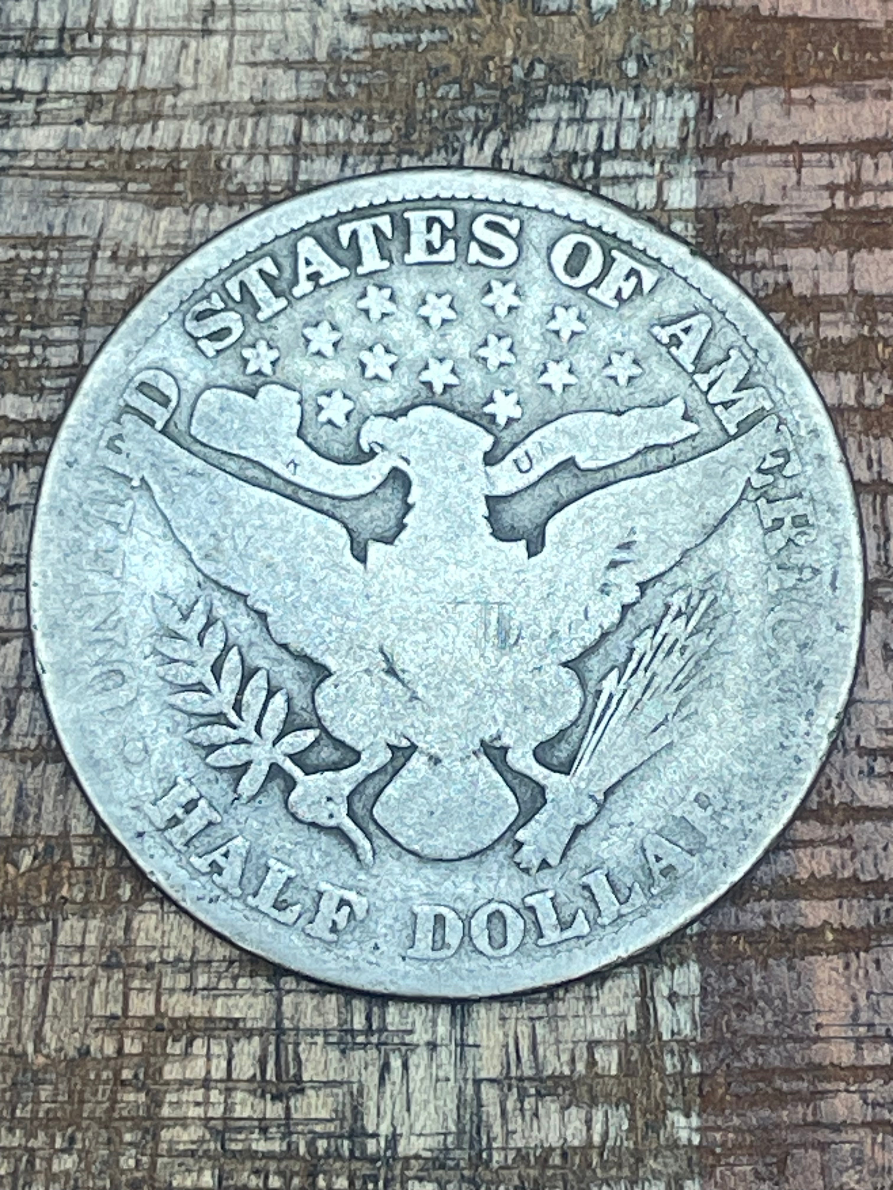 1909 50C US Barber Half Dollar