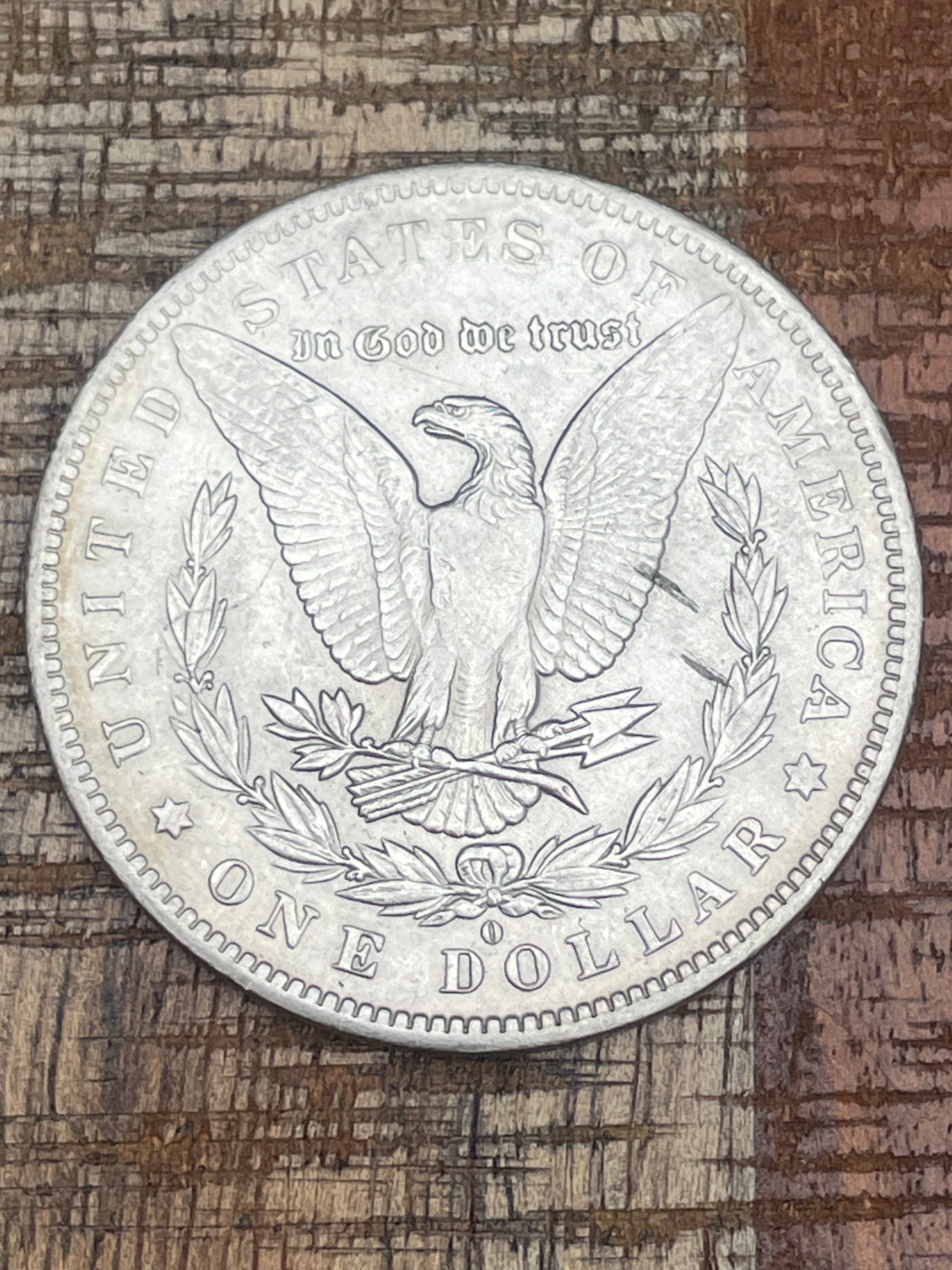 1883-O $1 US Morgan Silver Dollar