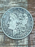 1896-S $1 US Morgan Silver Dollar