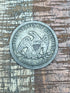 1856 25c US Seated Liberty Quarter ~ 90% Silver