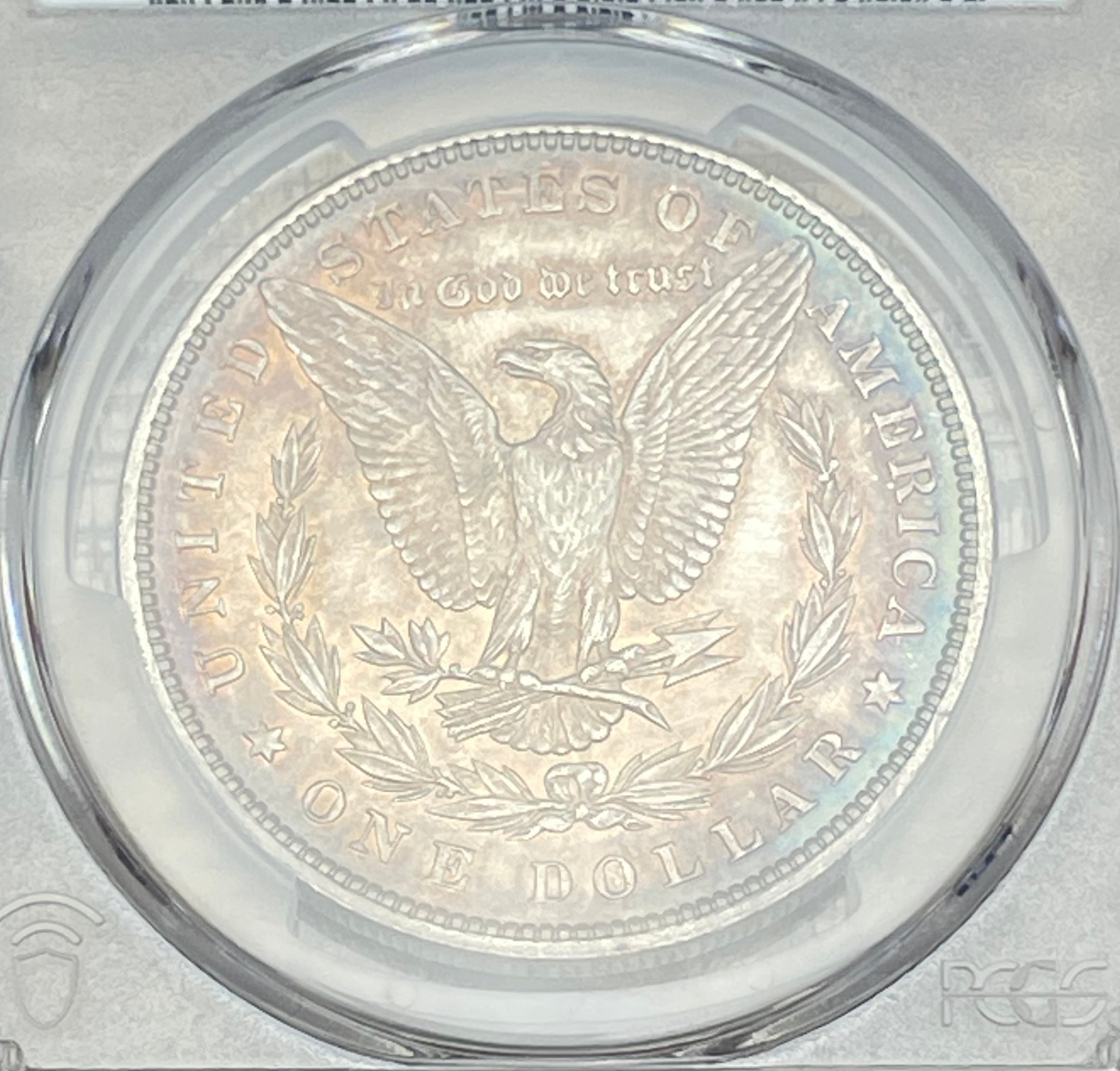 1880 $1 US Morgan Silver Dollar PCGS MS65