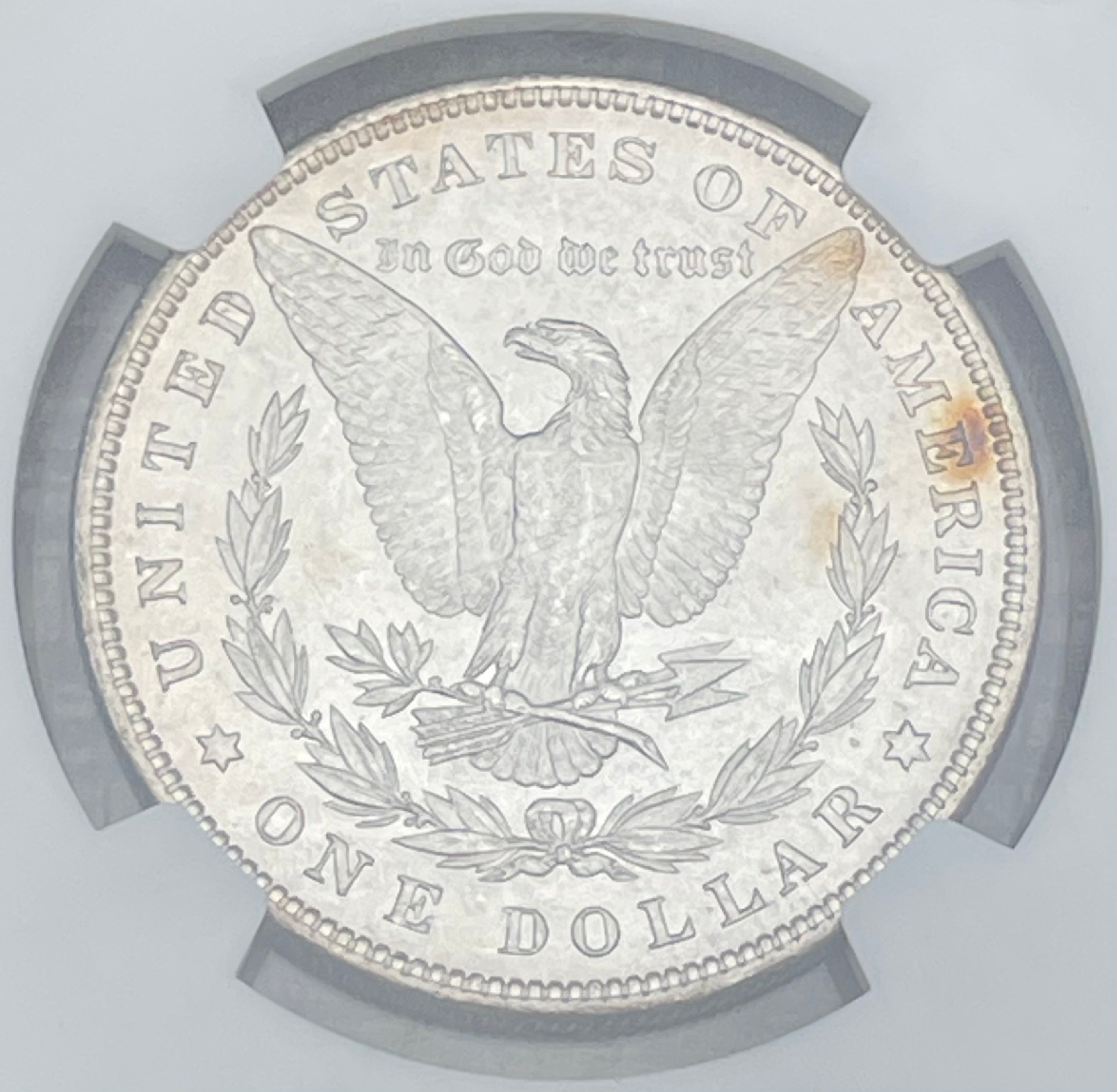 1881 $1 US Silver Morgan Dollar NGC MS63